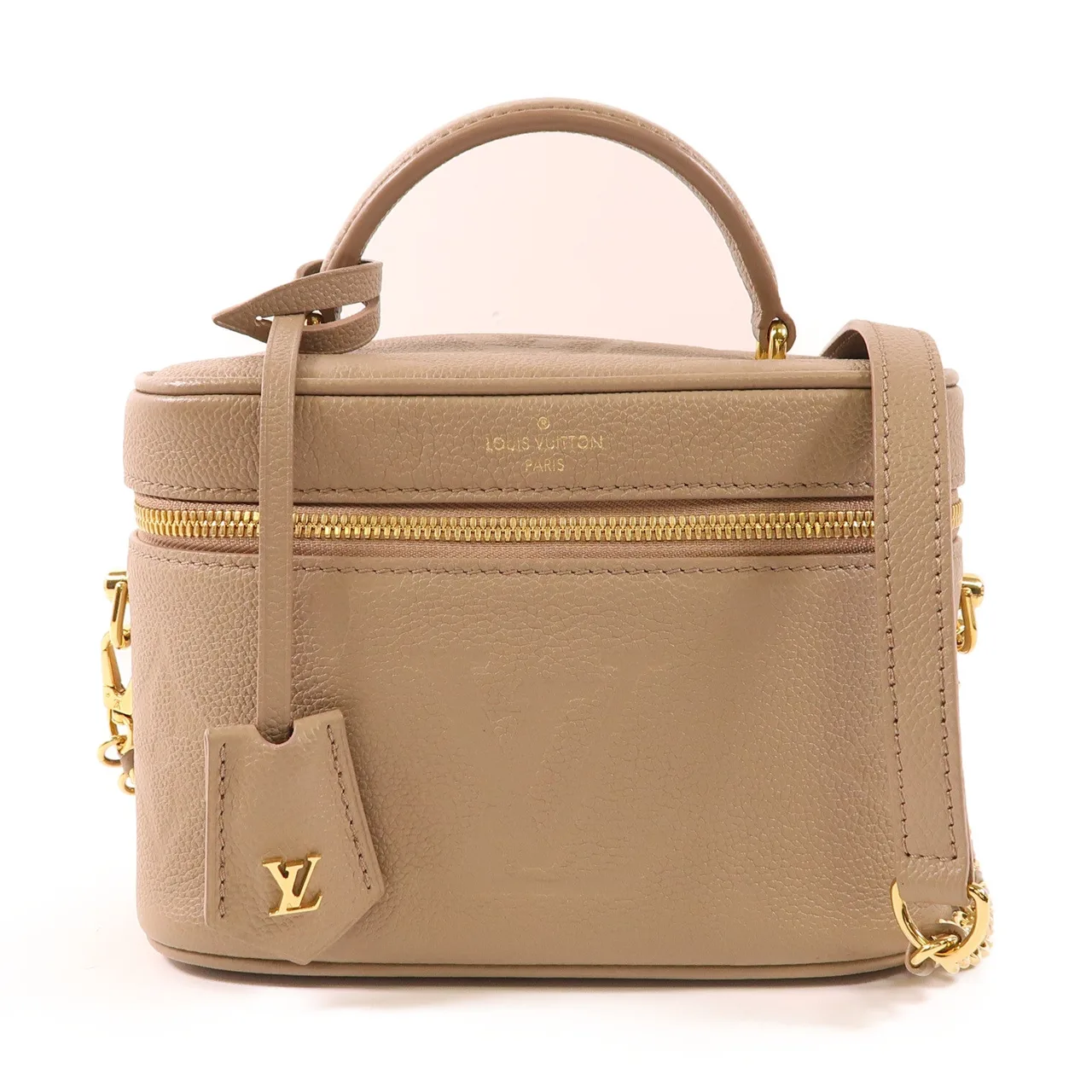 LOUIS VUITTON Vanity M45608 2-Way Bag Calfskin 米色 / Beige
