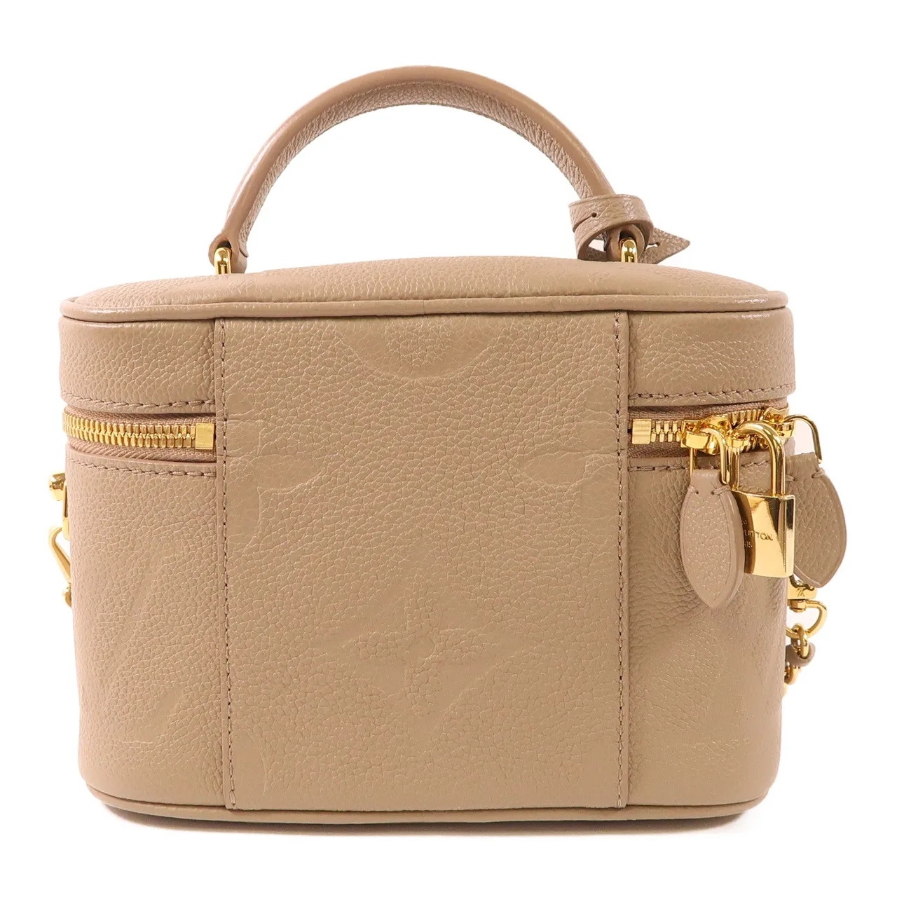 LOUIS VUITTON Vanity M45608 兩用包 牛皮 米色 / Beige 牛皮 中古品A - 縮圖 3