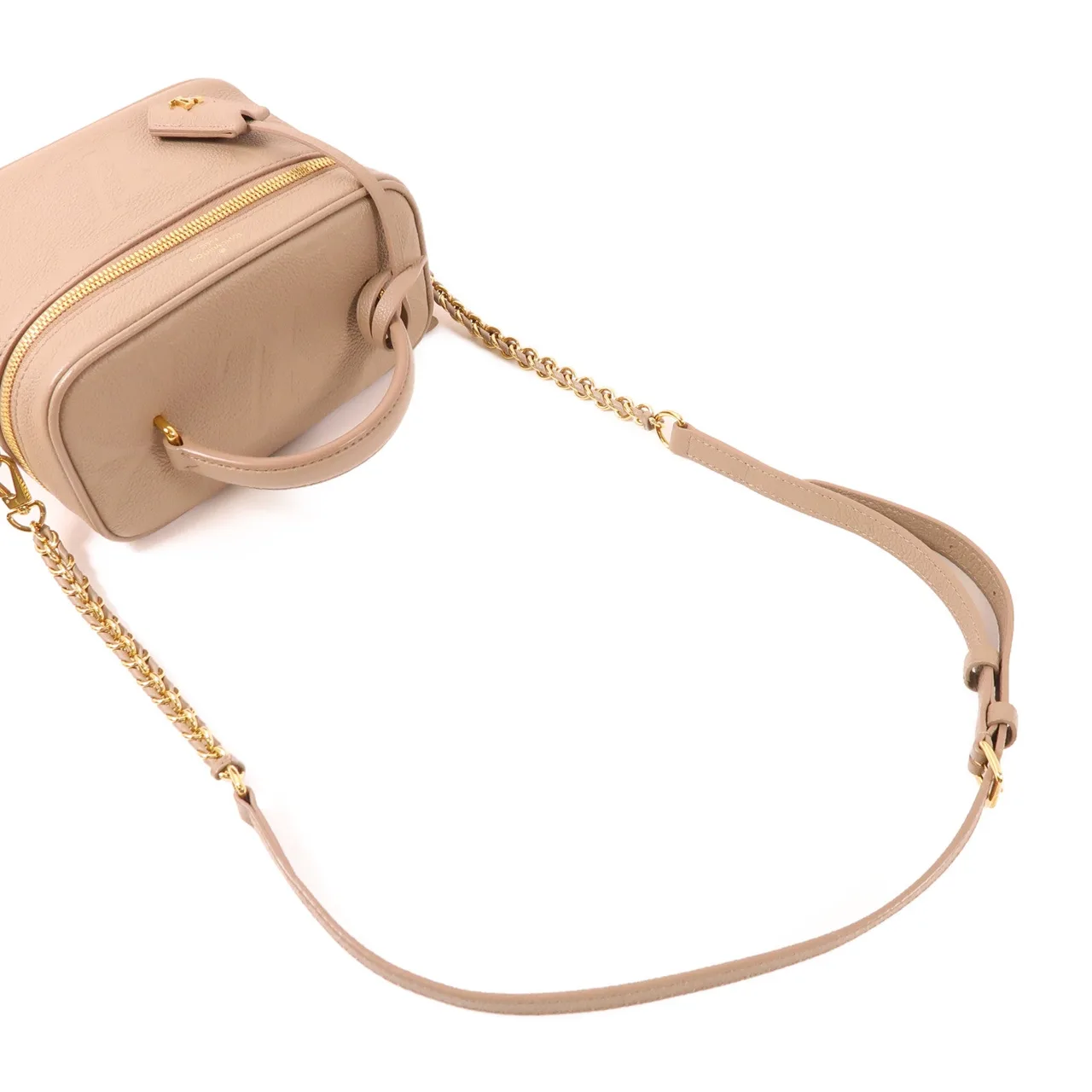 LOUIS VUITTON Vanity M45608 兩用包 牛皮 米色 / Beige 牛皮 中古品A - 縮圖 8