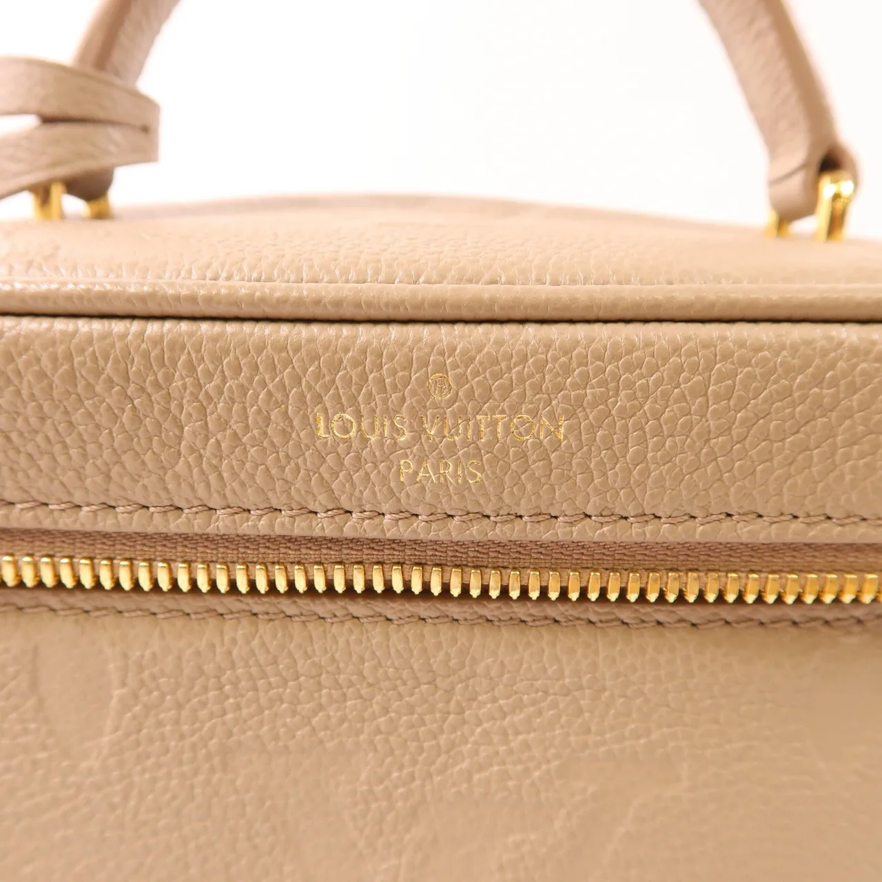 LOUIS VUITTON Vanity M45608 兩用包 牛皮 米色 / Beige 牛皮 中古品A - 縮圖 12