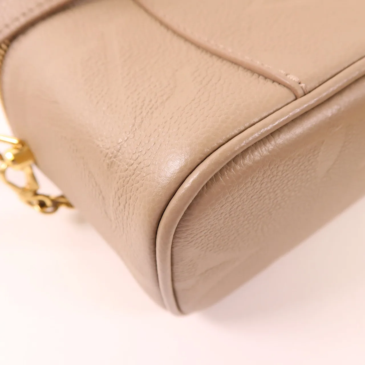 LOUIS VUITTON Vanity M45608 兩用包 牛皮 米色 / Beige 牛皮 中古品A - 縮圖 17