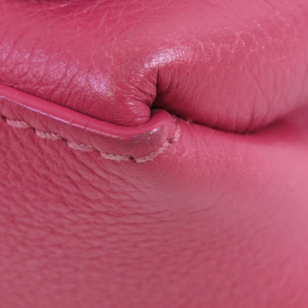 LOUIS VUITTON Lock Me M51490 兩用包 牛皮 粉色 / Rose Pink 牛皮 中古品A - 縮圖 14