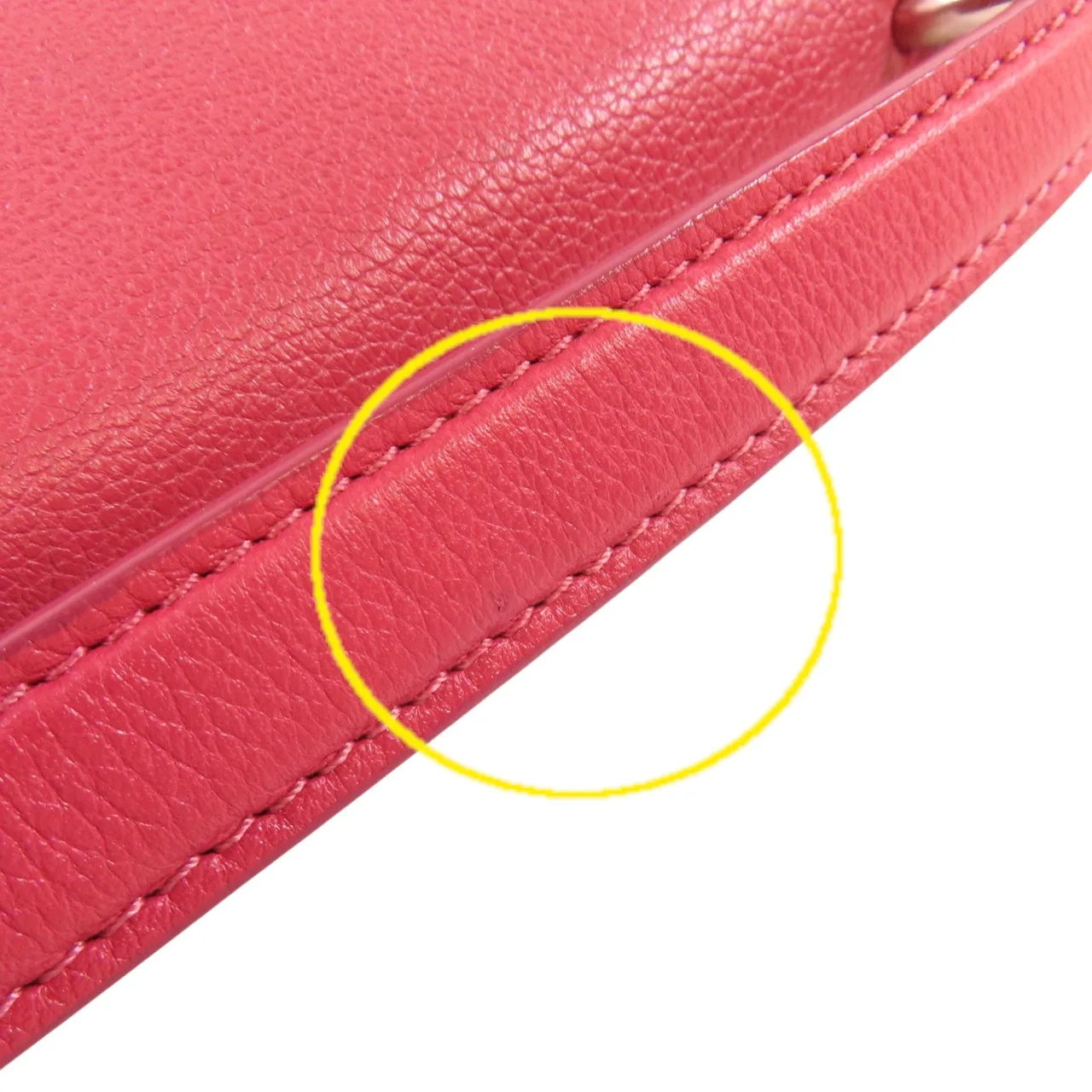 LOUIS VUITTON Lock Me M51490 兩用包 牛皮 粉色 / Rose Pink 牛皮 中古品A - 縮圖 18