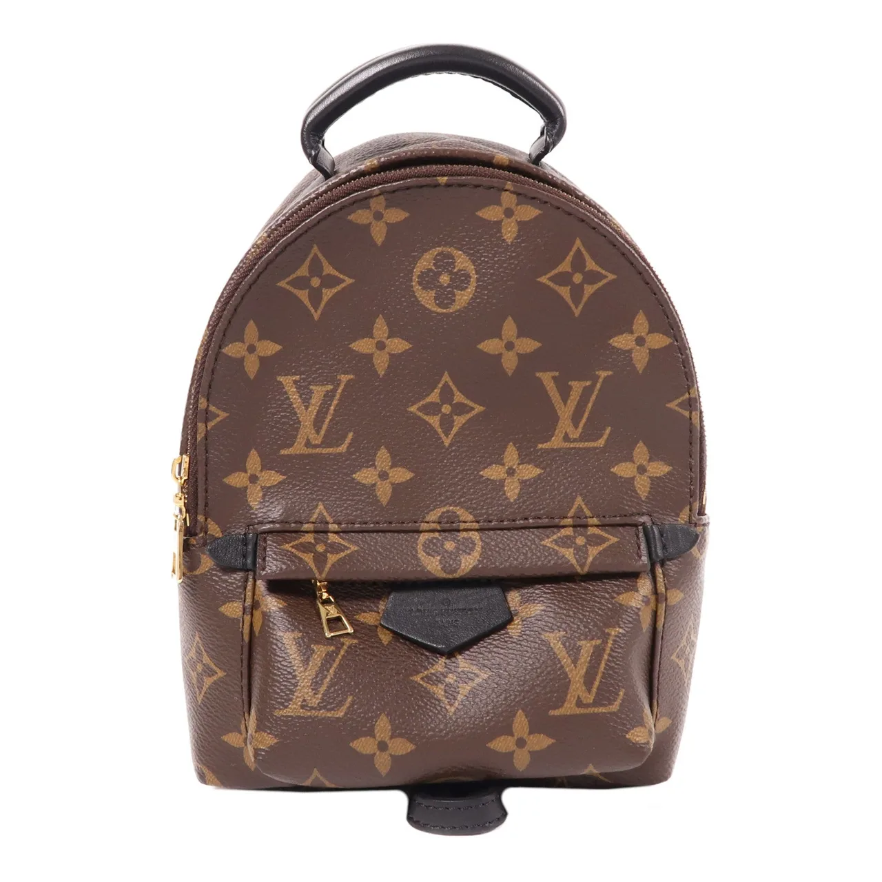 LOUIS VUITTON Palm Springs M44873 Backpack Coated Canvas 棕色