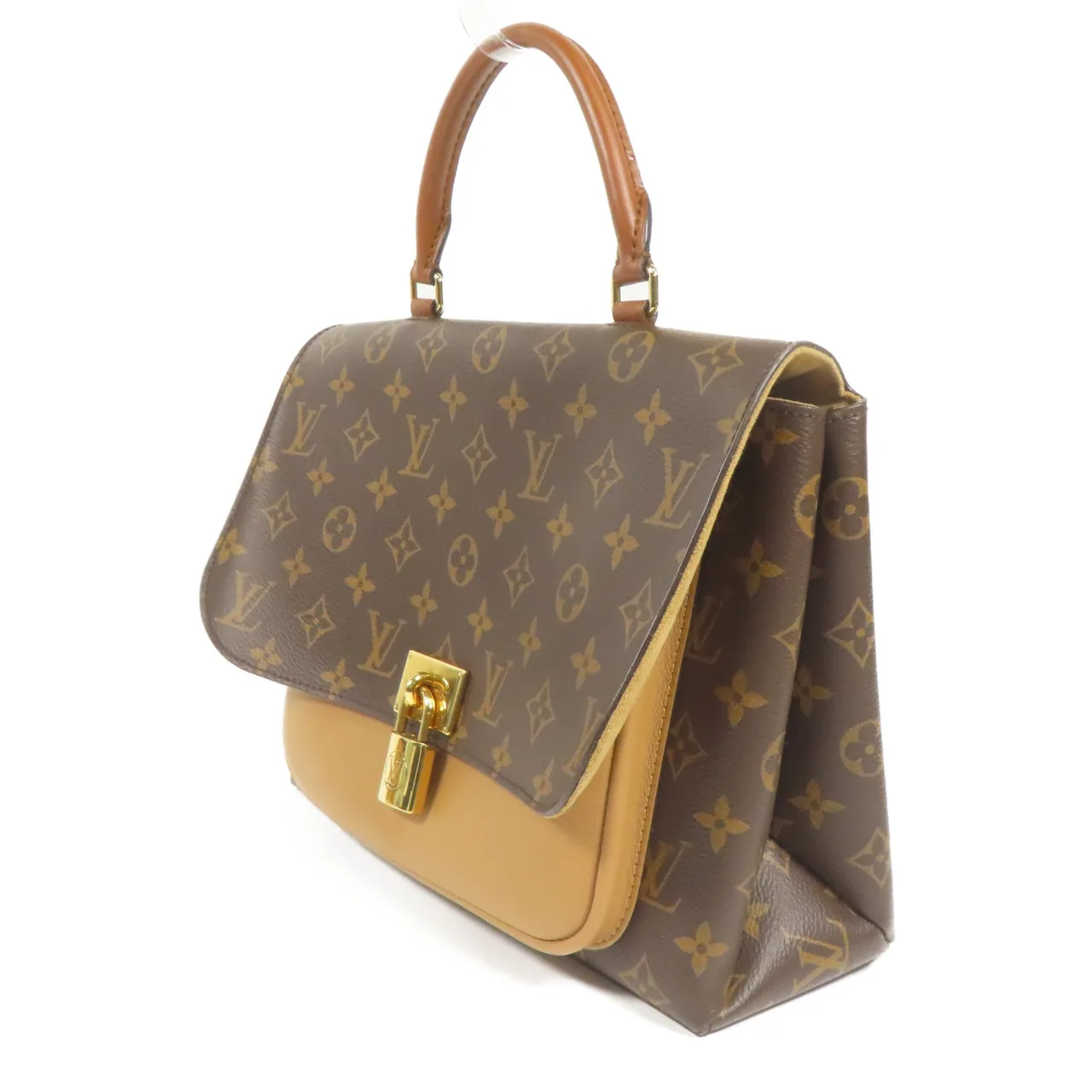 LOUIS VUITTON Marignan M44257 兩用包 塗層帆布 棕色 塗層帆布 中古品A - 縮圖 3