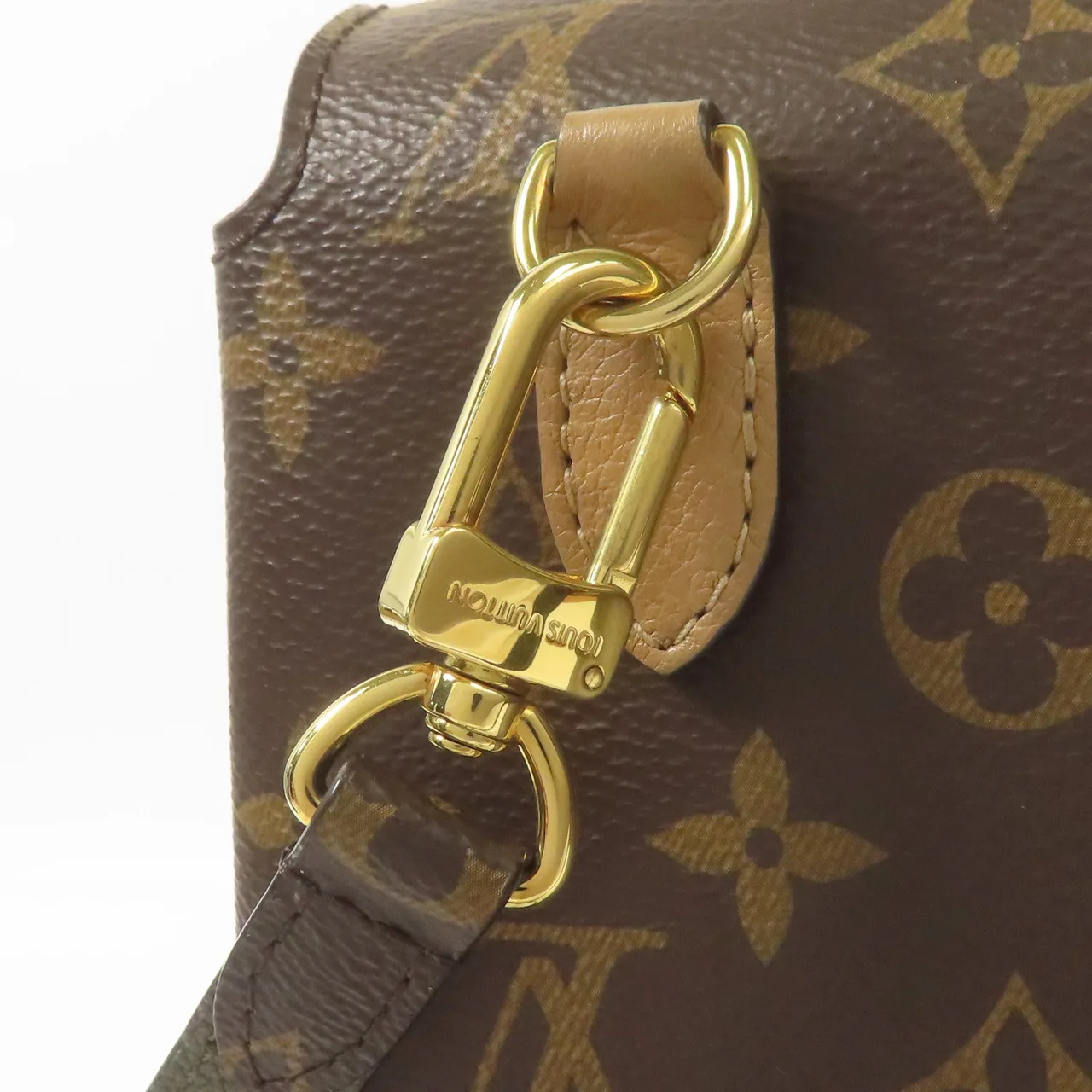 LOUIS VUITTON Marignan M44257 兩用包 塗層帆布 棕色 塗層帆布 中古品A - 縮圖 9
