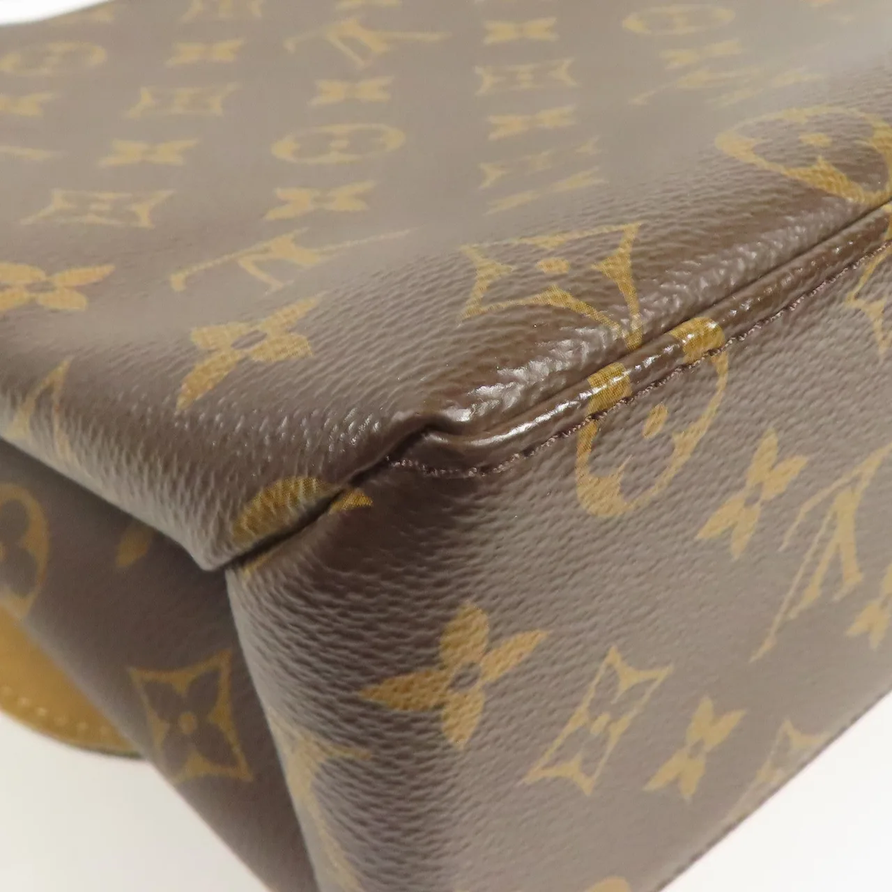 LOUIS VUITTON Marignan M44257 兩用包 塗層帆布 棕色 塗層帆布 中古品A - 縮圖 14