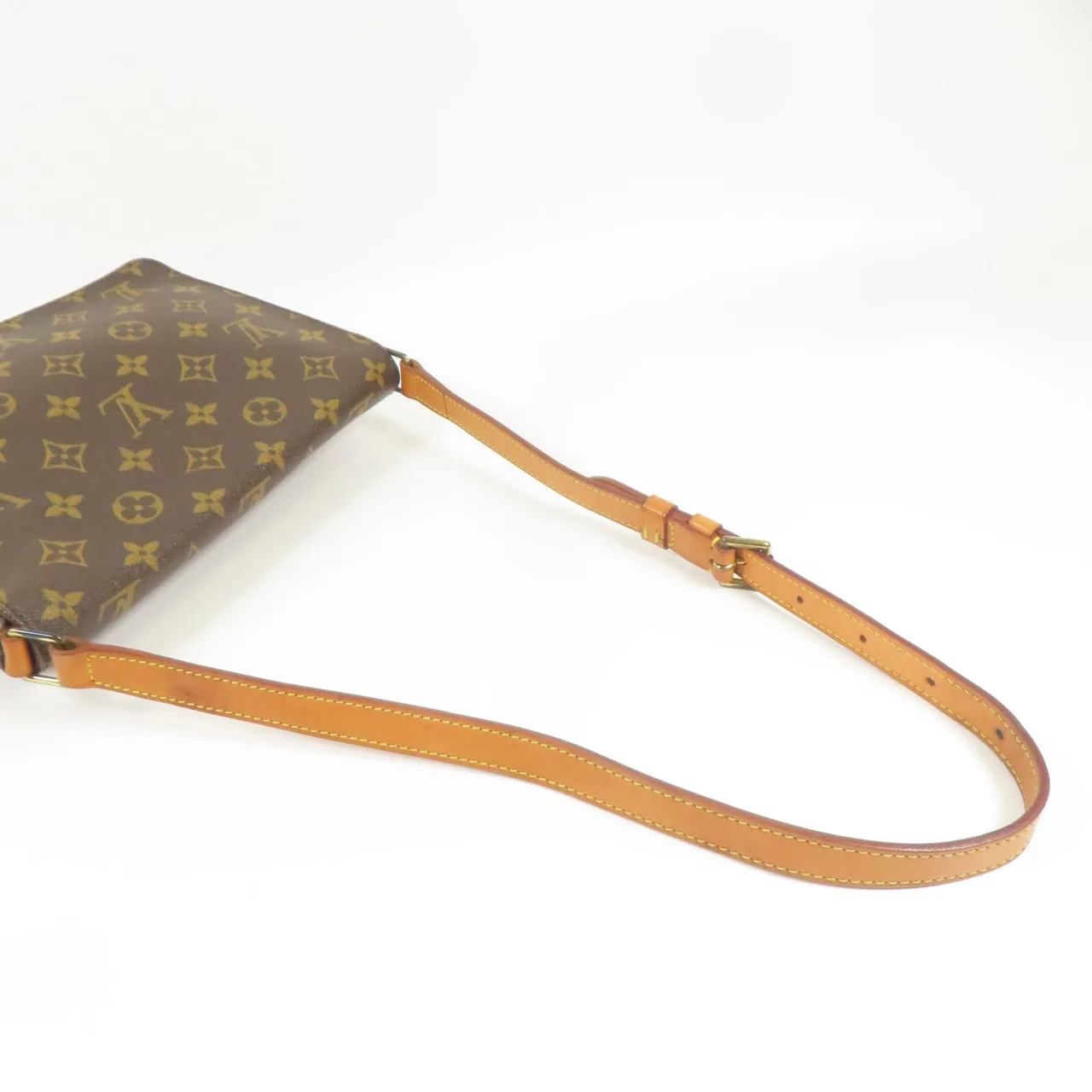 LOUIS VUITTON Musette Tango M51388 肩背包 塗層帆布 棕色 塗層帆布 中古品B - 縮圖 9