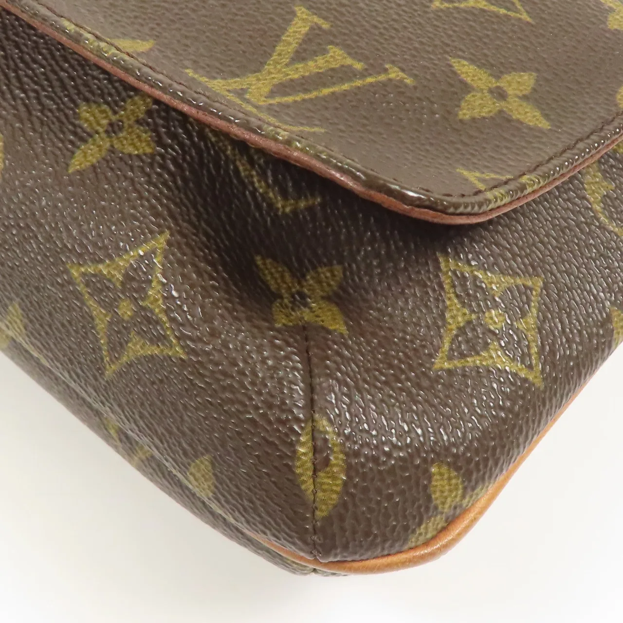 LOUIS VUITTON Musette Tango M51388 肩背包 塗層帆布 棕色 塗層帆布 中古品B - 縮圖 12
