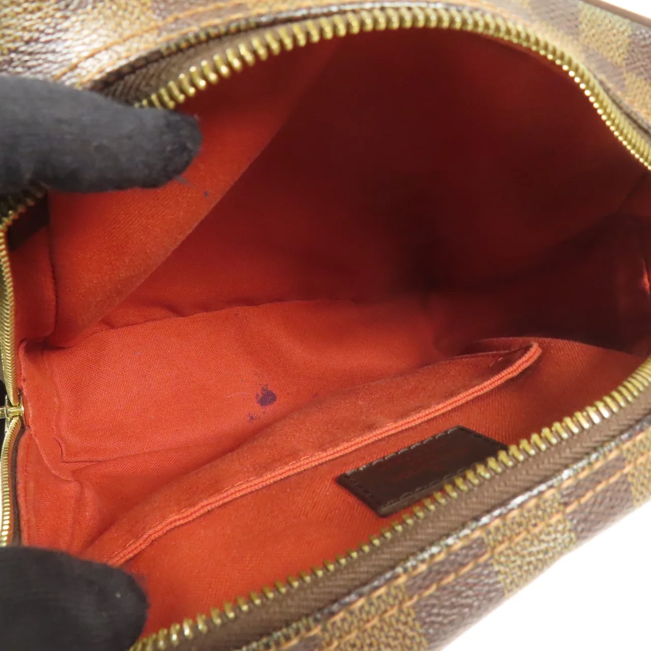 LOUIS VUITTON Olaf N41442 肩背包 塗層帆布 棕色 塗層帆布 中古品B - 縮圖 5