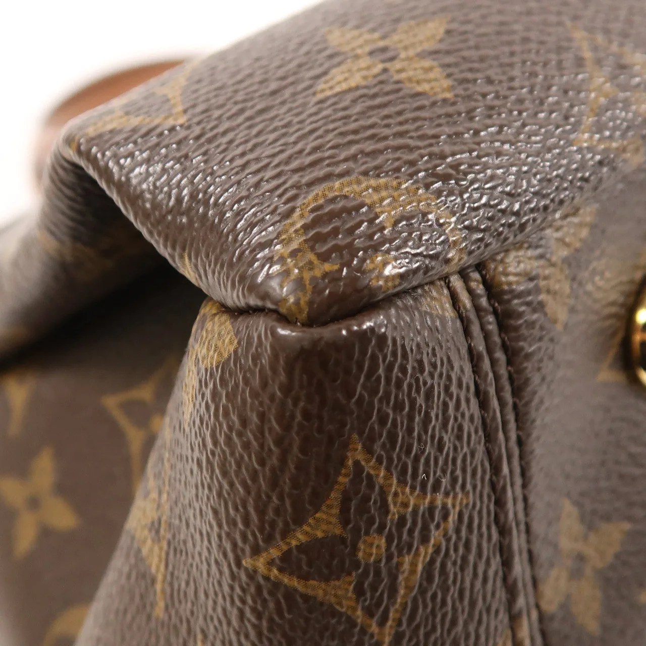 LOUIS VUITTON Pallas M41064 兩用包 塗層帆布 棕色 / NOIR 塗層帆布 中古品B - 縮圖 11