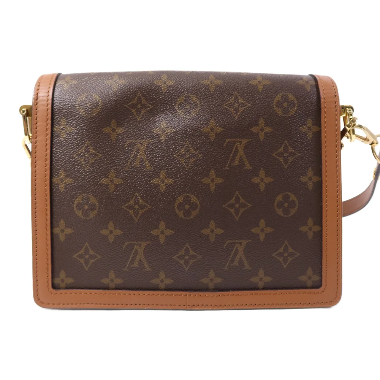 LOUIS VUITTON Dauphine M44391 肩背包 塗層帆布 棕色 / Brown 塗層帆布 中古品A - 縮圖 2