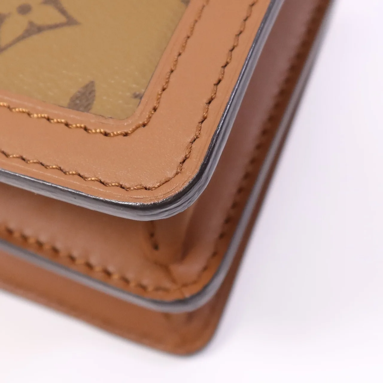 LOUIS VUITTON Dauphine M44391 肩背包 塗層帆布 棕色 / Brown 塗層帆布 中古品A - 縮圖 10