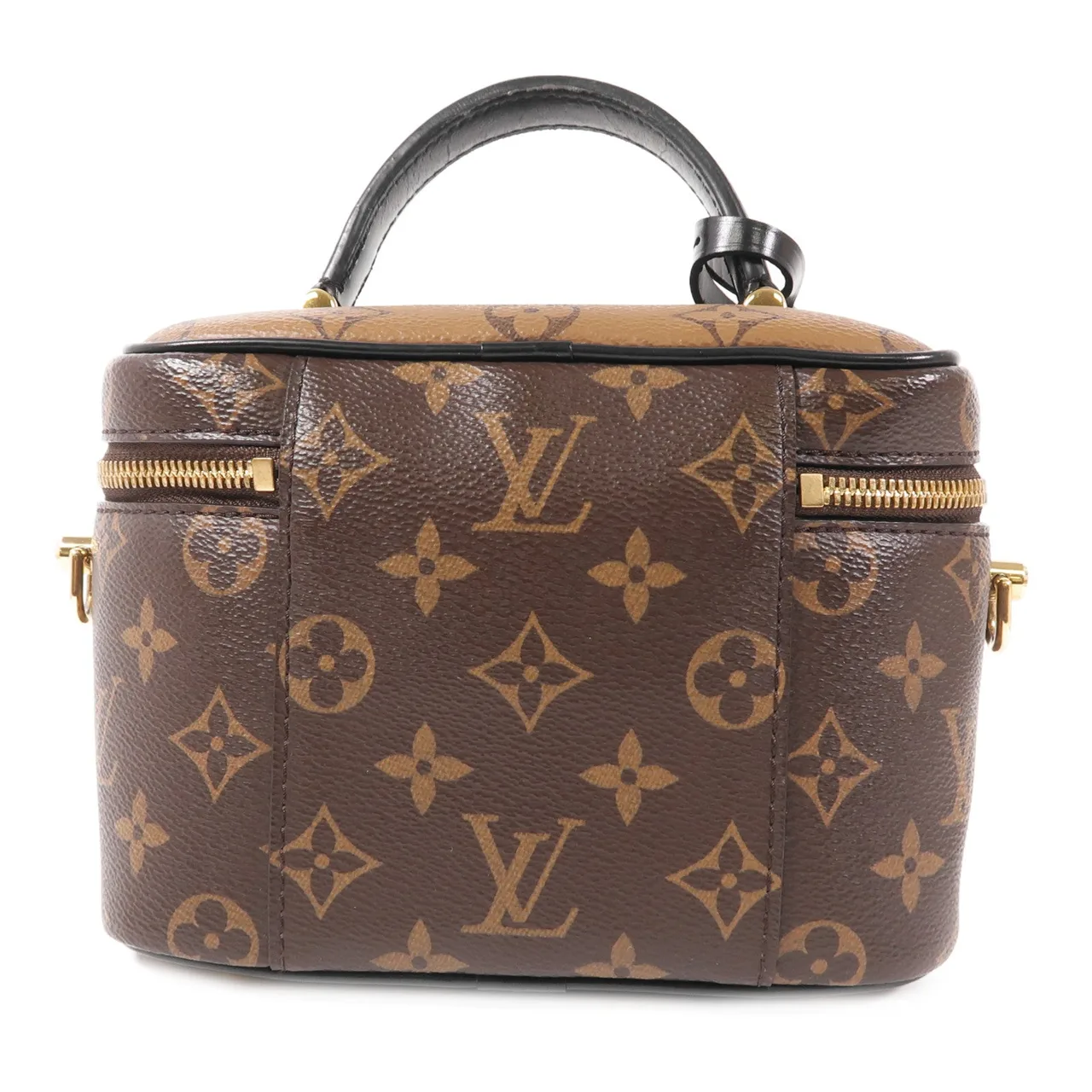 LOUIS VUITTON Vanity M45165 兩用包 塗層帆布 棕色 塗層帆布 中古品A - 縮圖 2