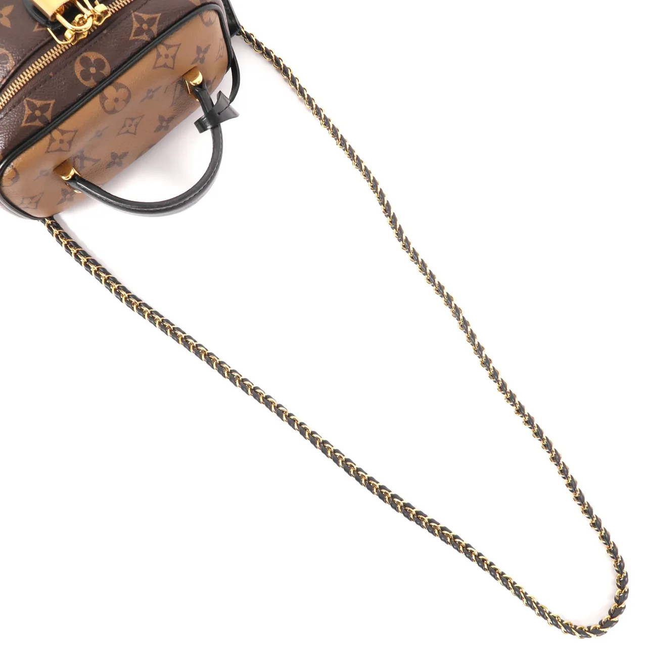 LOUIS VUITTON Vanity M45165 兩用包 塗層帆布 棕色 塗層帆布 中古品A - 縮圖 7