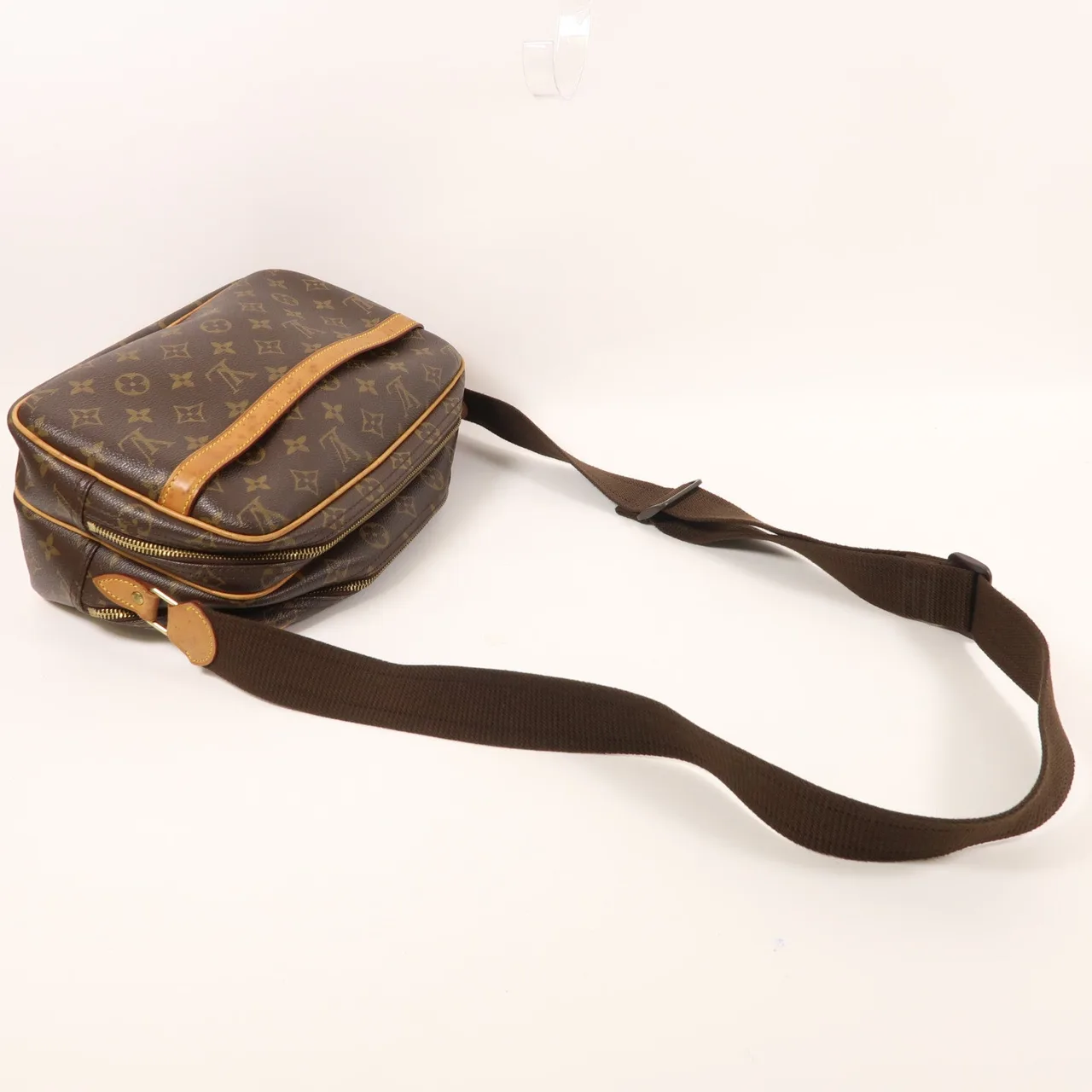 LOUIS VUITTON Reporter M45254 肩背包 塗層帆布 棕色 塗層帆布 中古品B - 縮圖 9