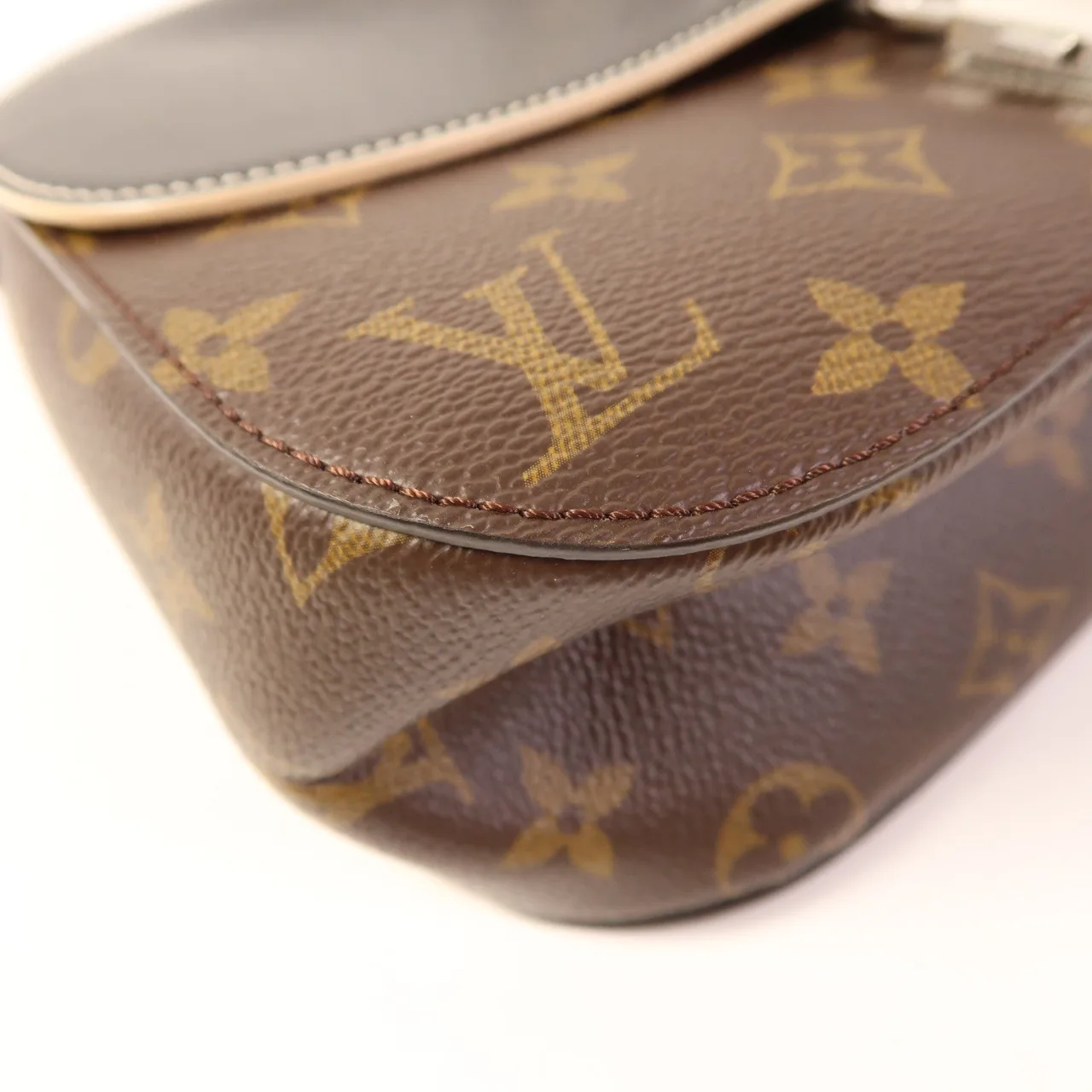 LOUIS VUITTON MN44115 兩用包 塗層帆布 棕色 塗層帆布 中古品A - 縮圖 13