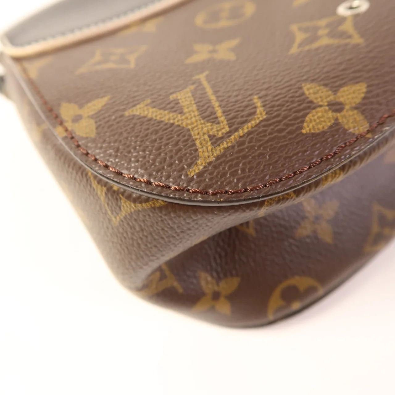 LOUIS VUITTON MN44115 兩用包 塗層帆布 棕色 塗層帆布 中古品A - 縮圖 15