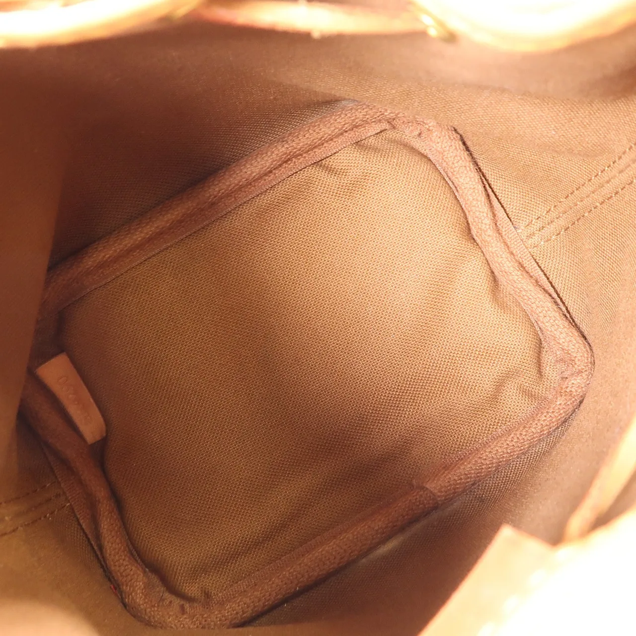 LOUIS VUITTON Nano Noe M41346 肩背包 塗層帆布 棕色 塗層帆布 中古品B - 縮圖 5