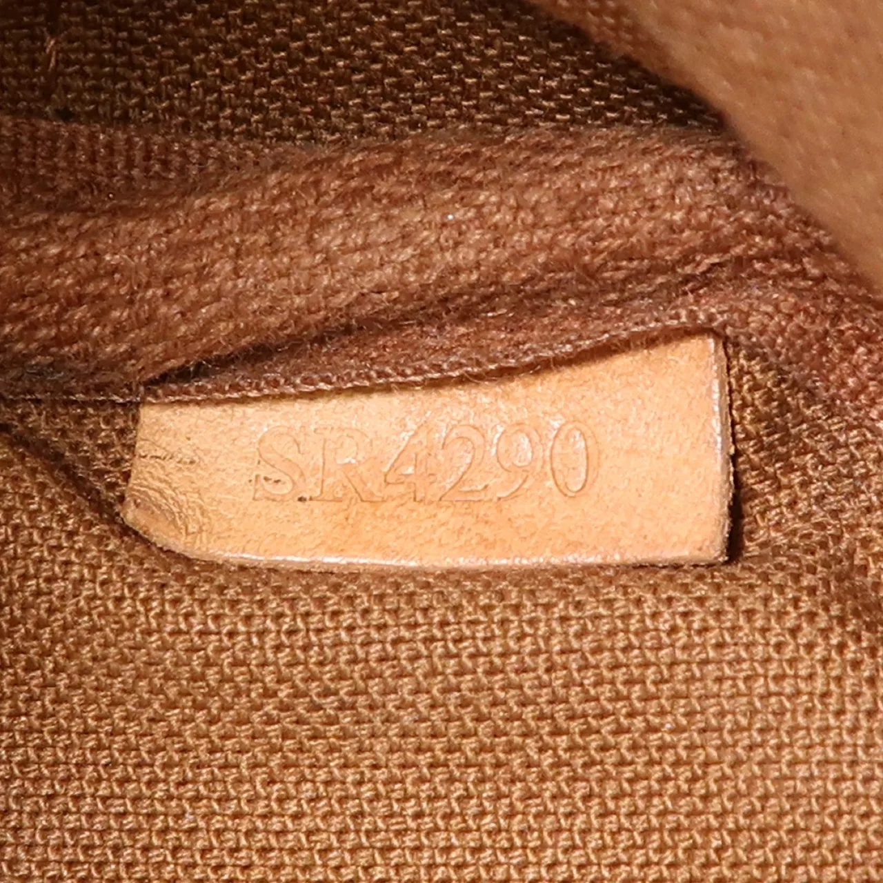 LOUIS VUITTON Nano Noe M41346 肩背包 塗層帆布 棕色 塗層帆布 中古品B - 縮圖 7