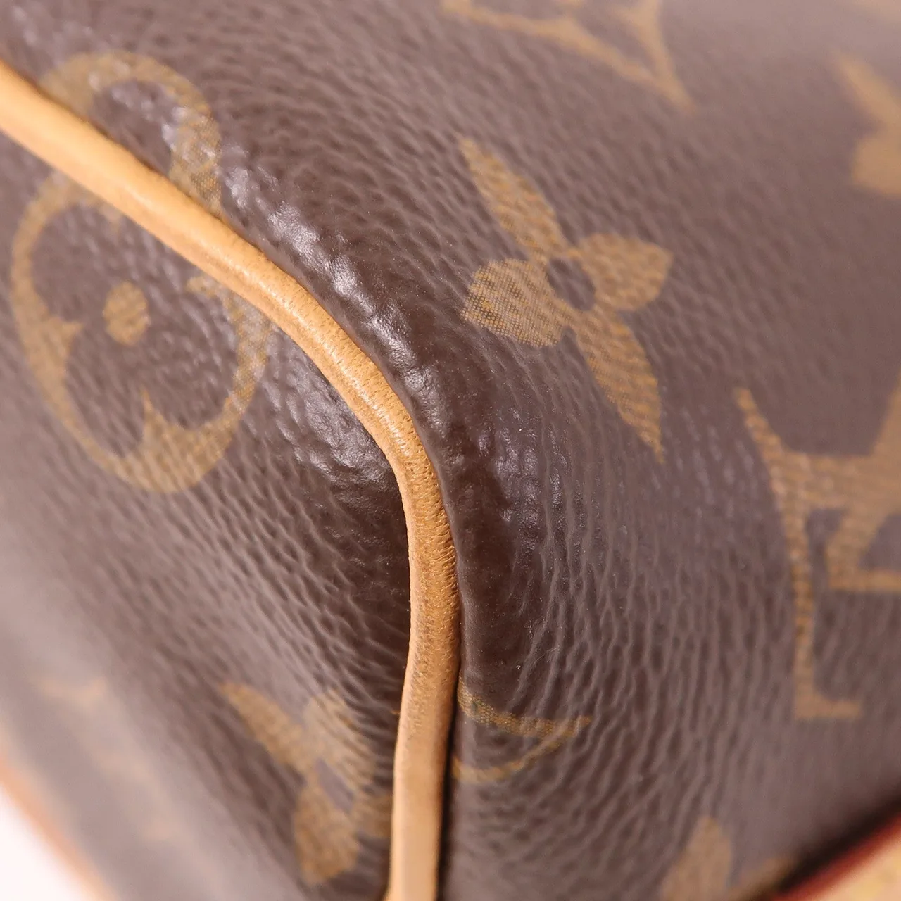 LOUIS VUITTON Nano Noe M41346 肩背包 塗層帆布 棕色 塗層帆布 中古品B - 縮圖 11