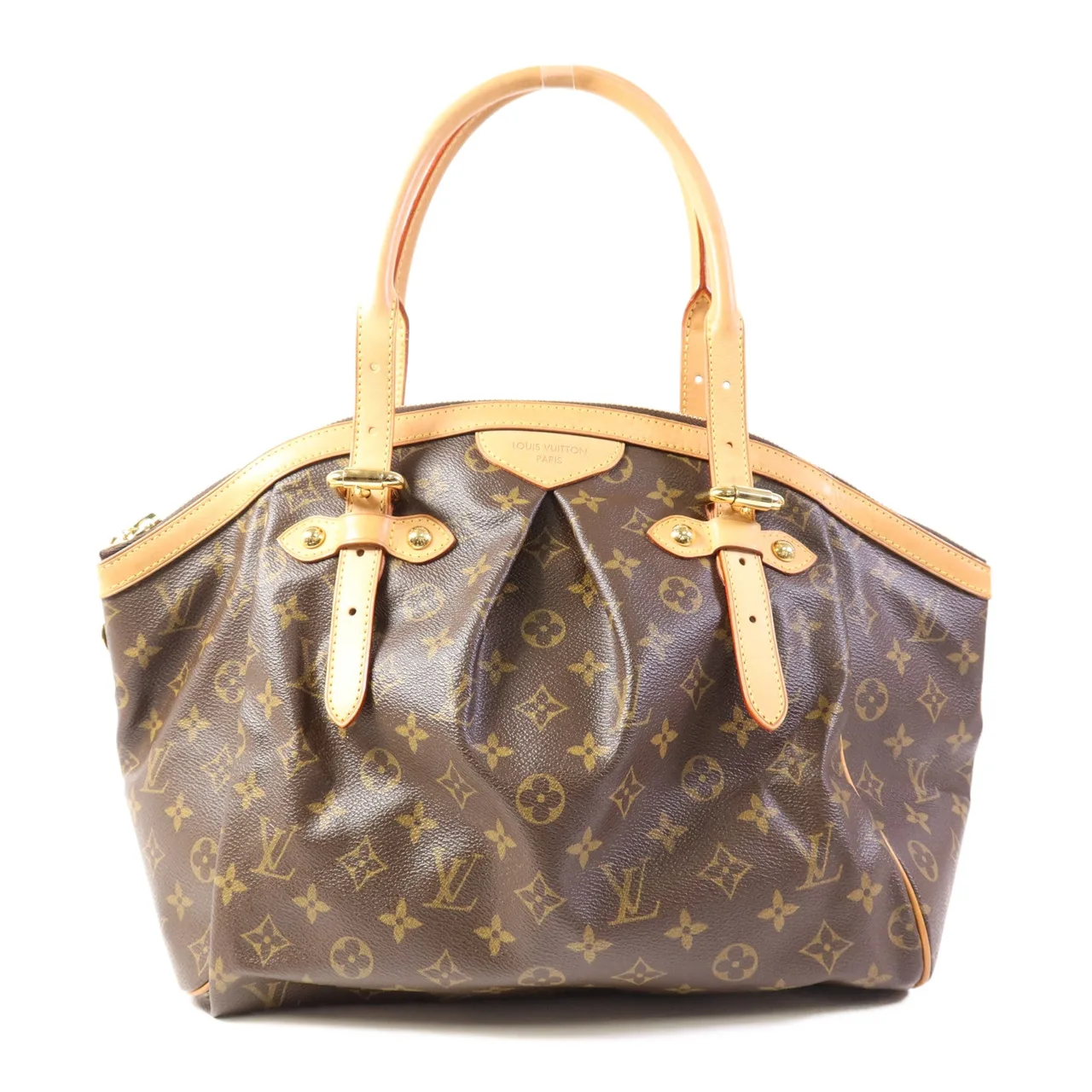 LOUIS VUITTON Tivoli M40144 肩背包 塗層帆布 棕色