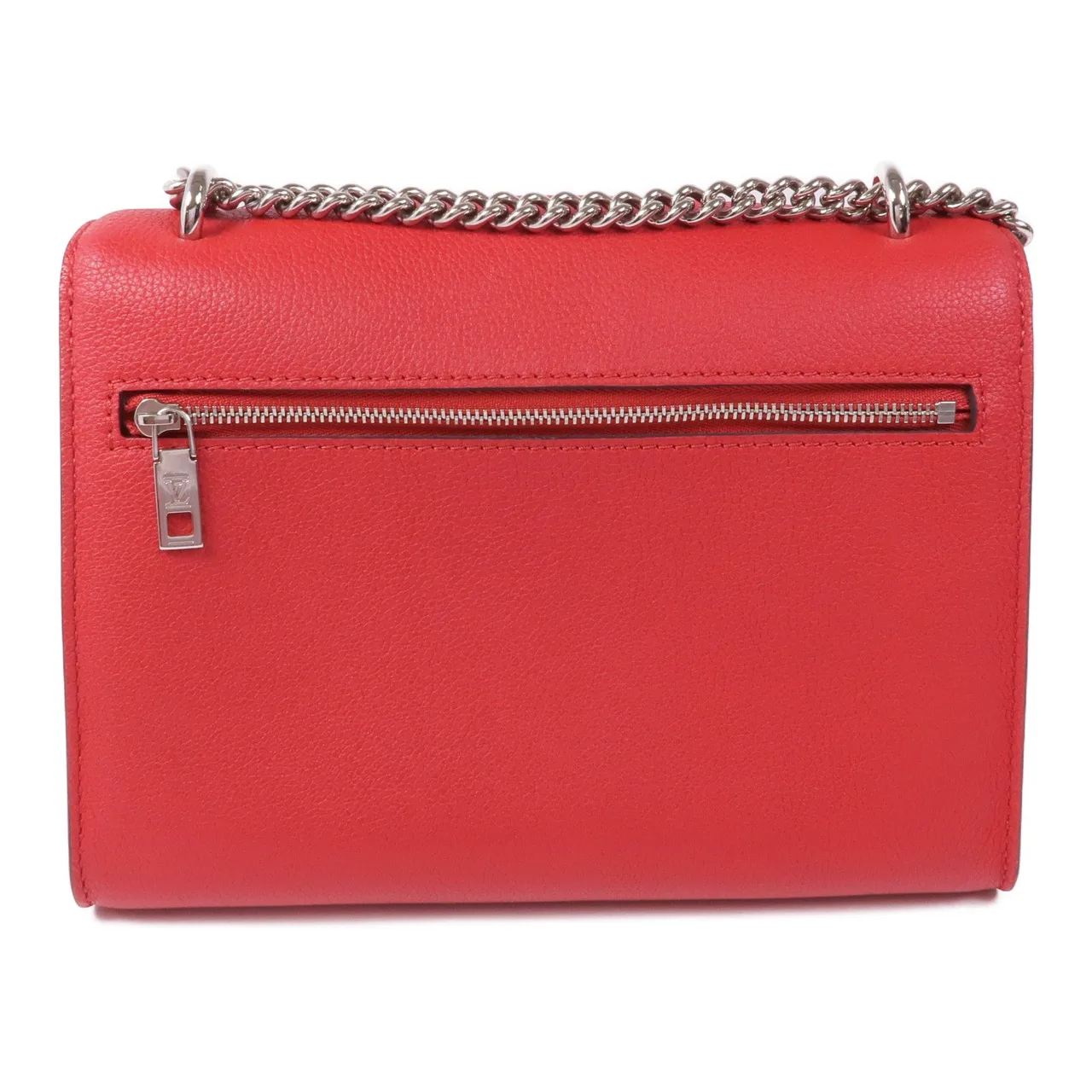 LOUIS VUITTON Lock Me M51419 肩背包 牛皮 紅色 / Red 牛皮 中古品A - 縮圖 2