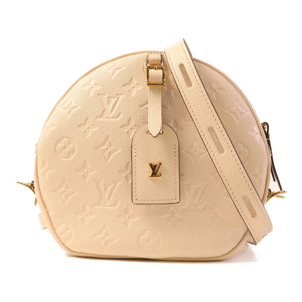 LOUIS VUITTON Boite Chapeau Souple M45276 肩背包 牛皮 米色 / Beige