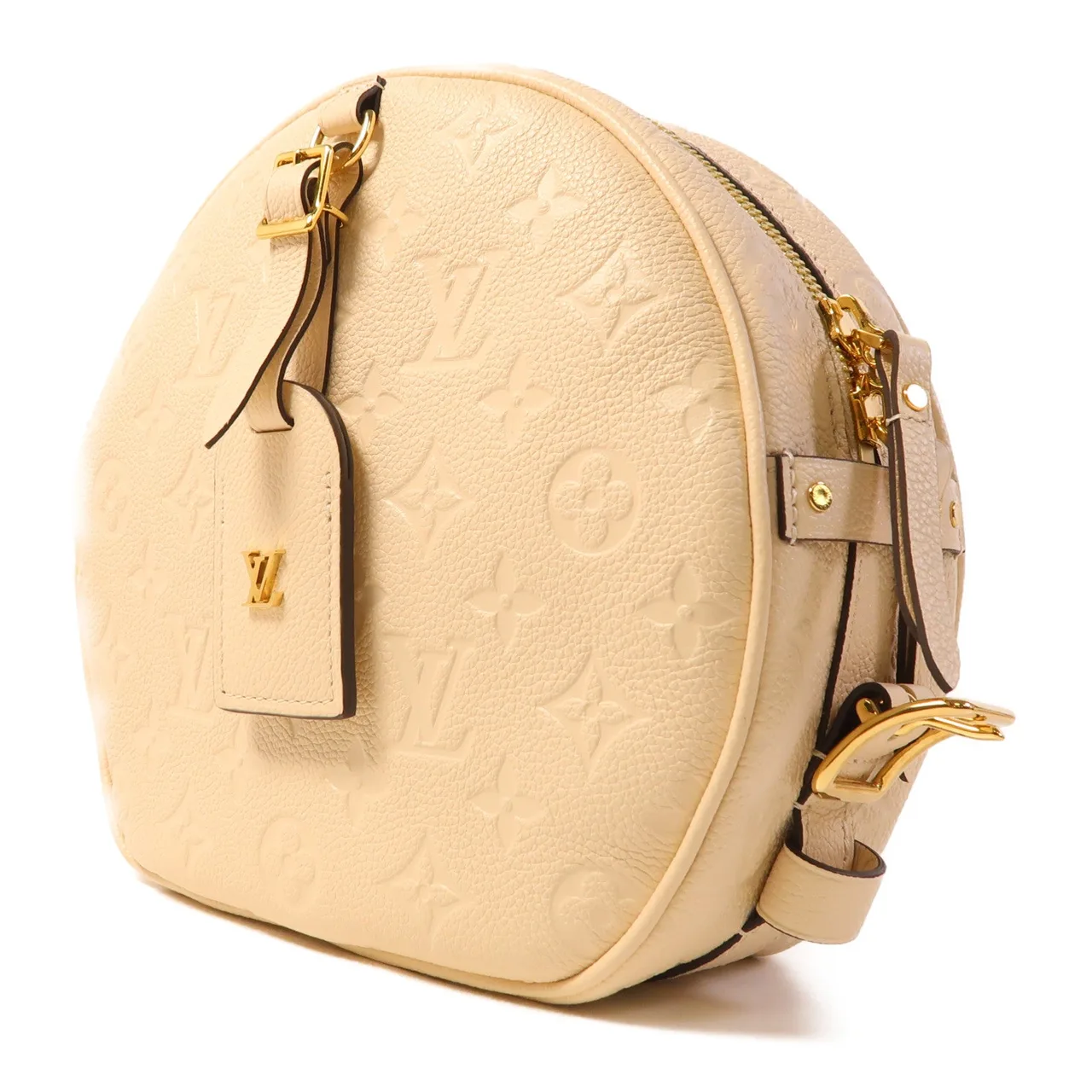 LOUIS VUITTON Boite Chapeau Souple M45276 肩背包 牛皮 米色 / Beige 牛皮 中古品A - 縮圖 3