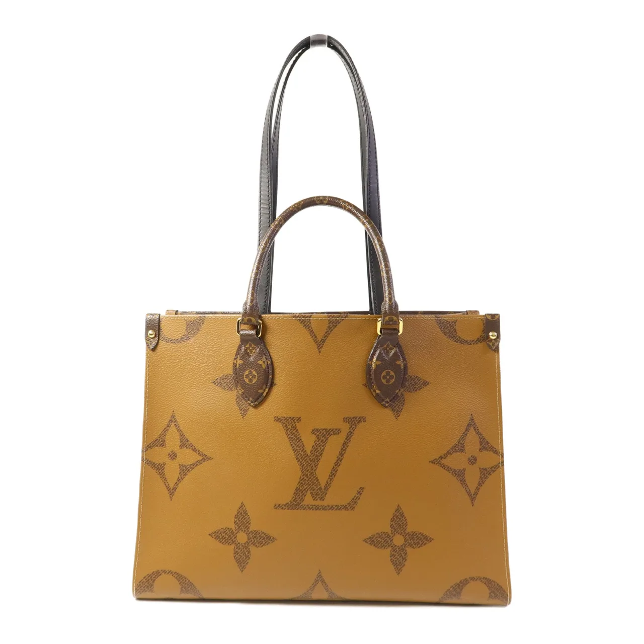 LOUIS VUITTON OnTheGo M45321 兩用包 塗層帆布 棕色 塗層帆布 中古品A - 縮圖 2