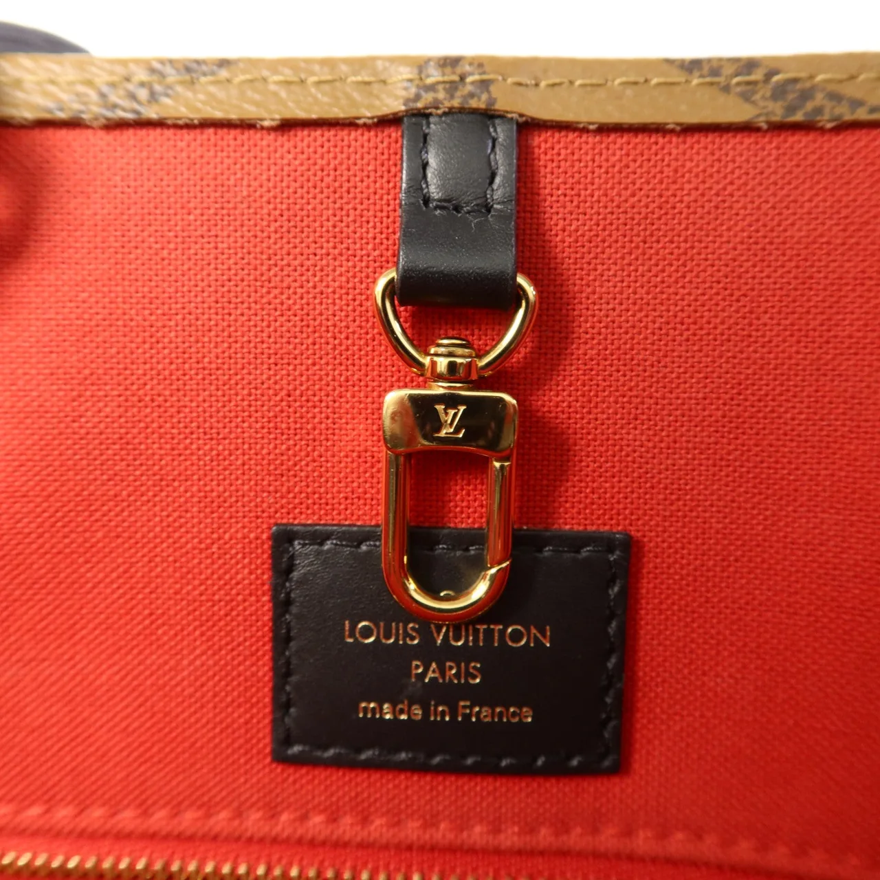 LOUIS VUITTON OnTheGo M45321 兩用包 塗層帆布 棕色 塗層帆布 中古品A - 縮圖 8