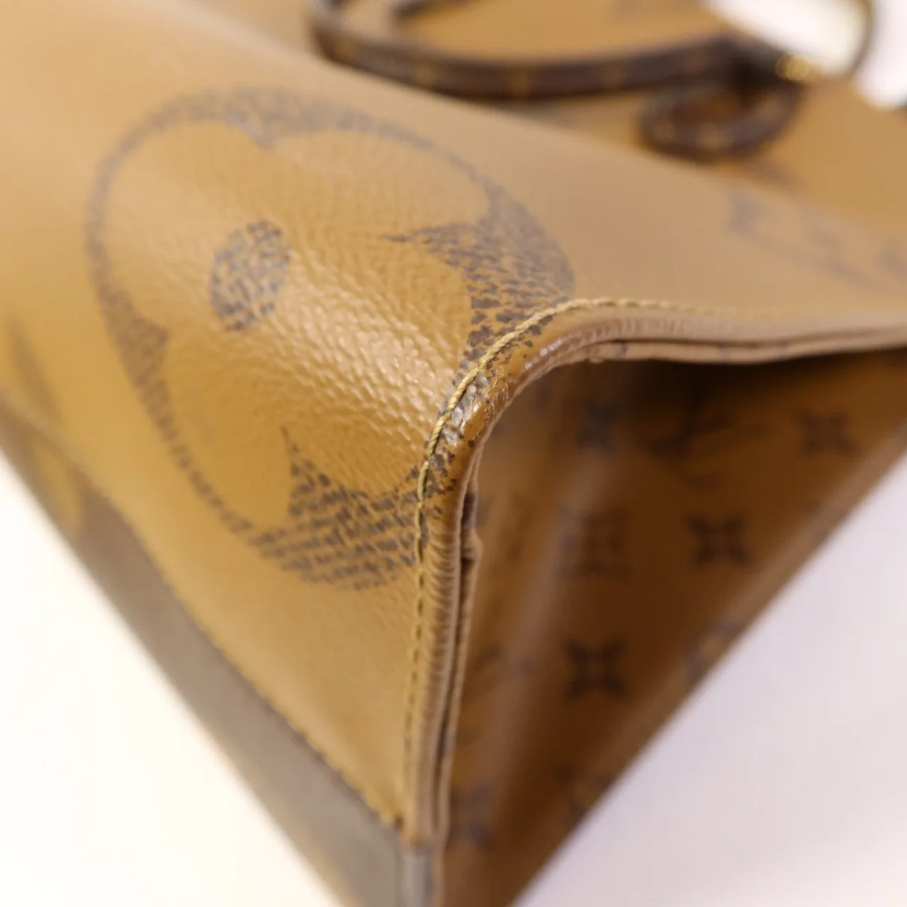LOUIS VUITTON OnTheGo M45321 兩用包 塗層帆布 棕色 塗層帆布 中古品A - 縮圖 11