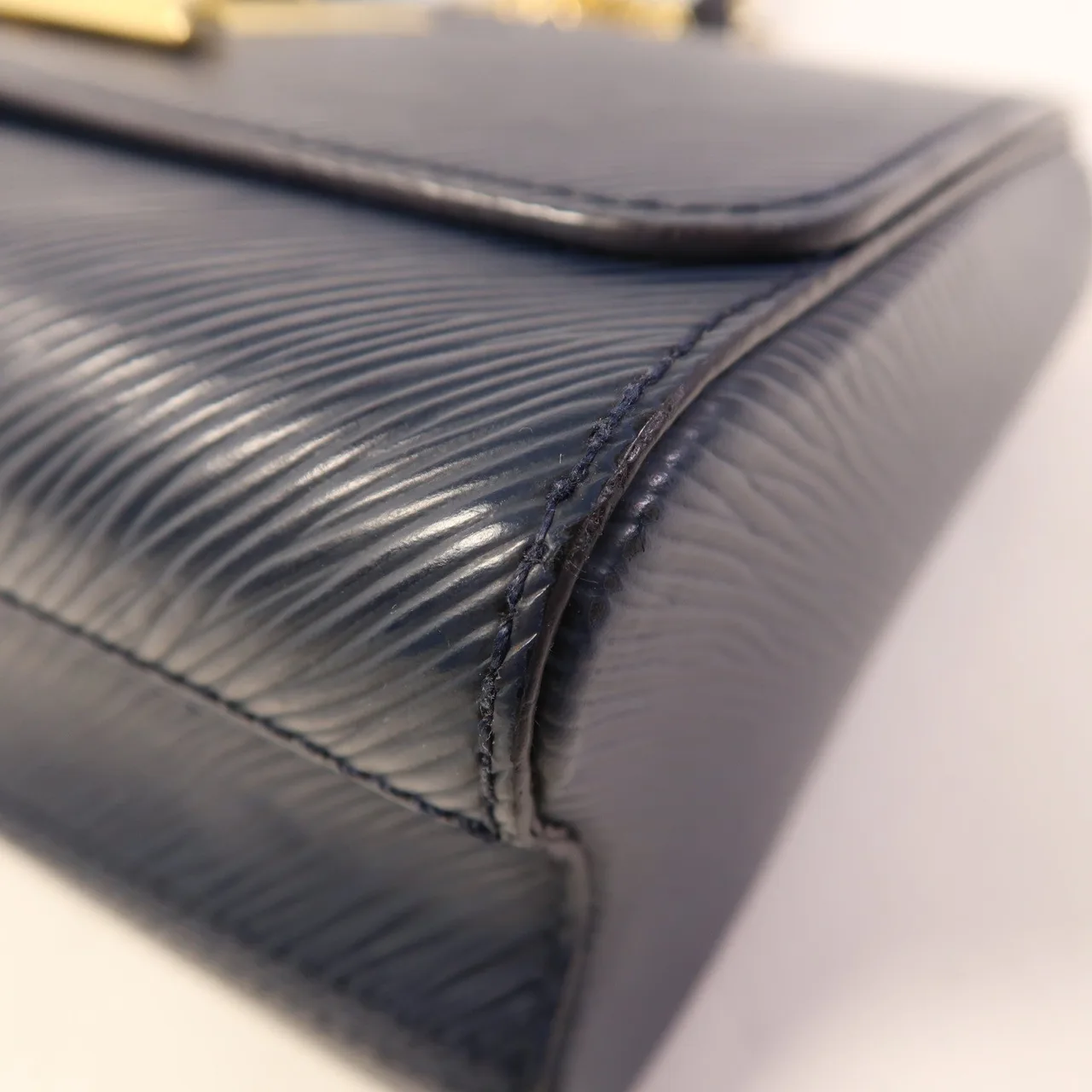 LOUIS VUITTON Twist M53090 肩背包 皮革 藍色 / Blue 皮革 中古品B - 縮圖 9