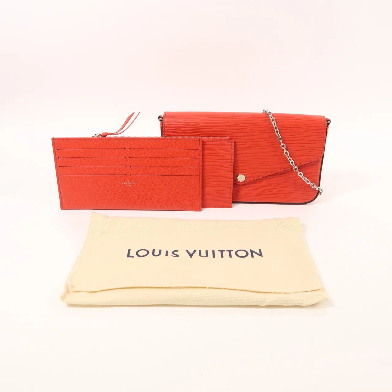 LOUIS VUITTON M41559 肩背包 皮革 紅色 / Red 皮革 中古品A - 縮圖 9