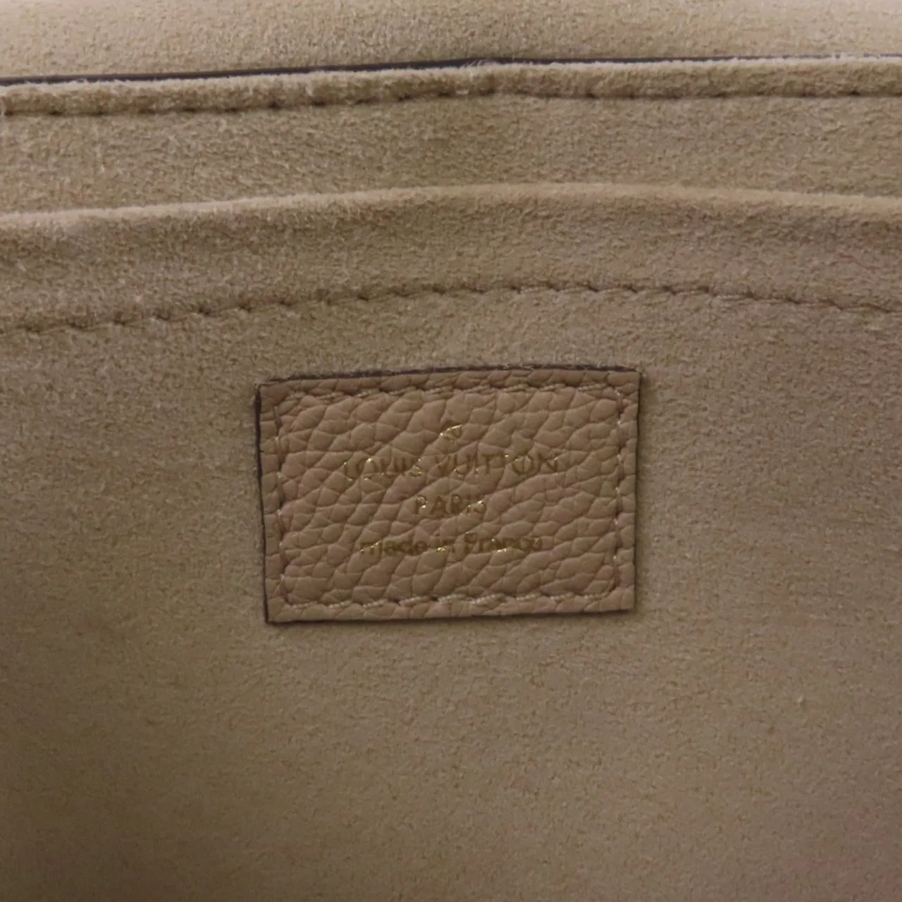 LOUIS VUITTON Lock Me M58554 肩背包 牛皮 米色 牛皮 中古品A - 縮圖 6