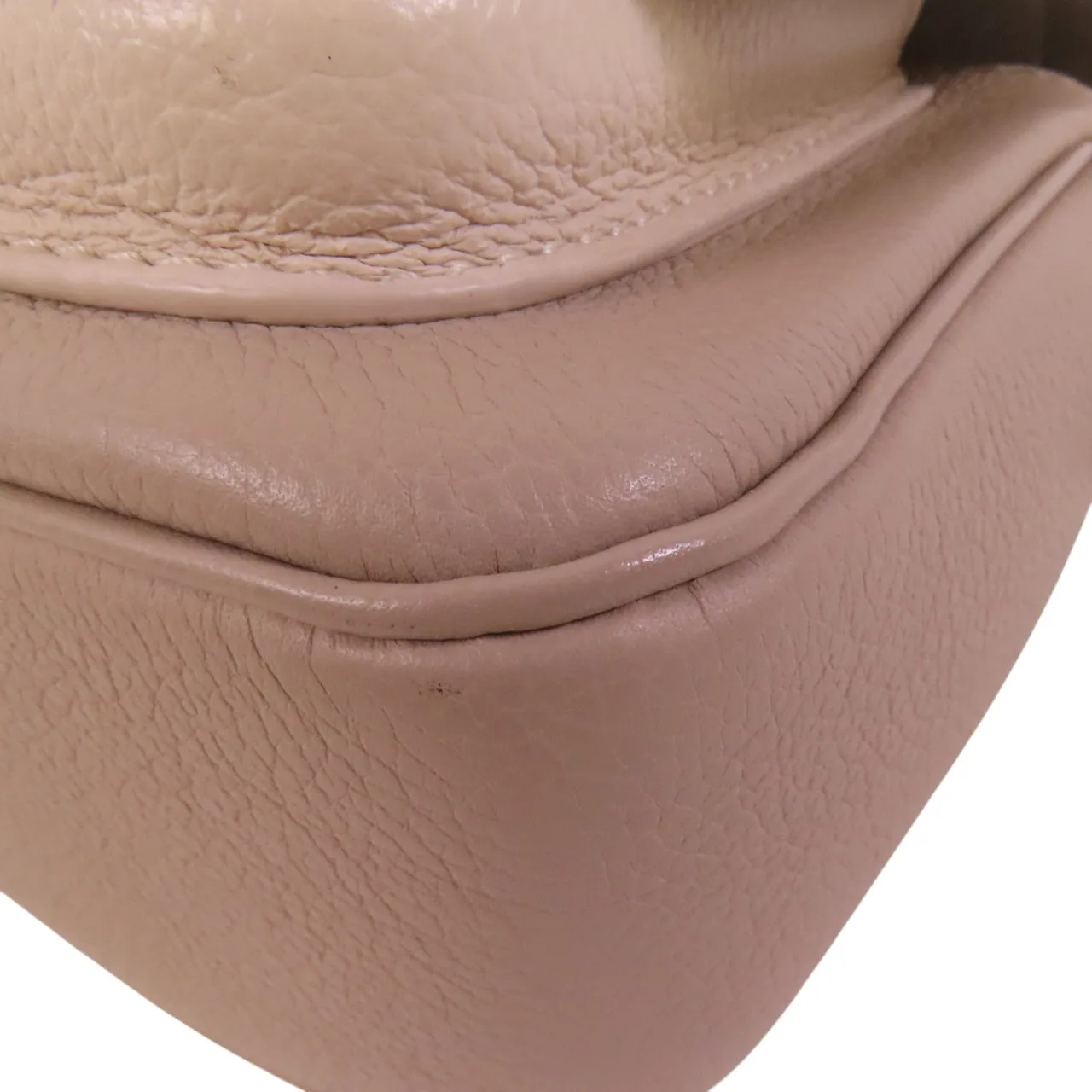 LOUIS VUITTON Lock Me M58554 肩背包 牛皮 米色 牛皮 中古品A - 縮圖 12