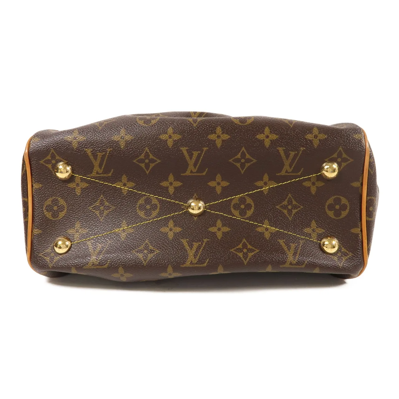 LOUIS VUITTON Tivoli M40143 手提包 塗層帆布 棕色 塗層帆布 中古品B - 縮圖 4