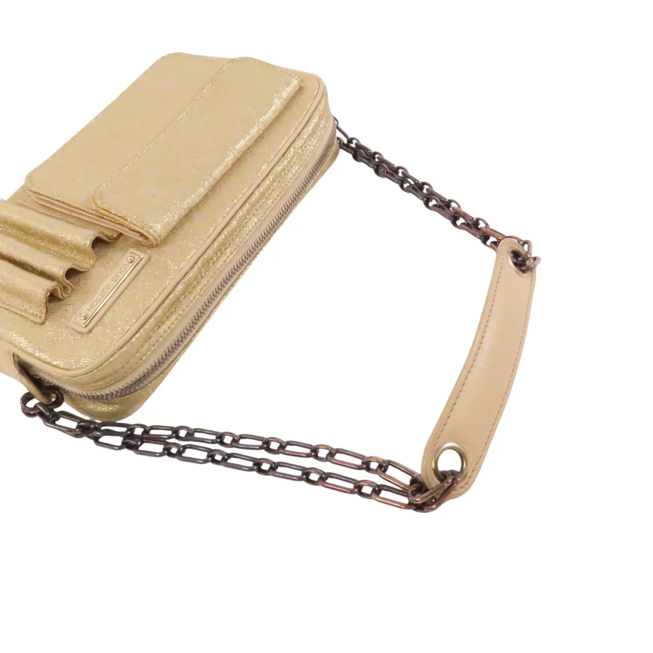 LOUIS VUITTON M92363 肩背包 帆布 金色 帆布 中古品B - 縮圖 9