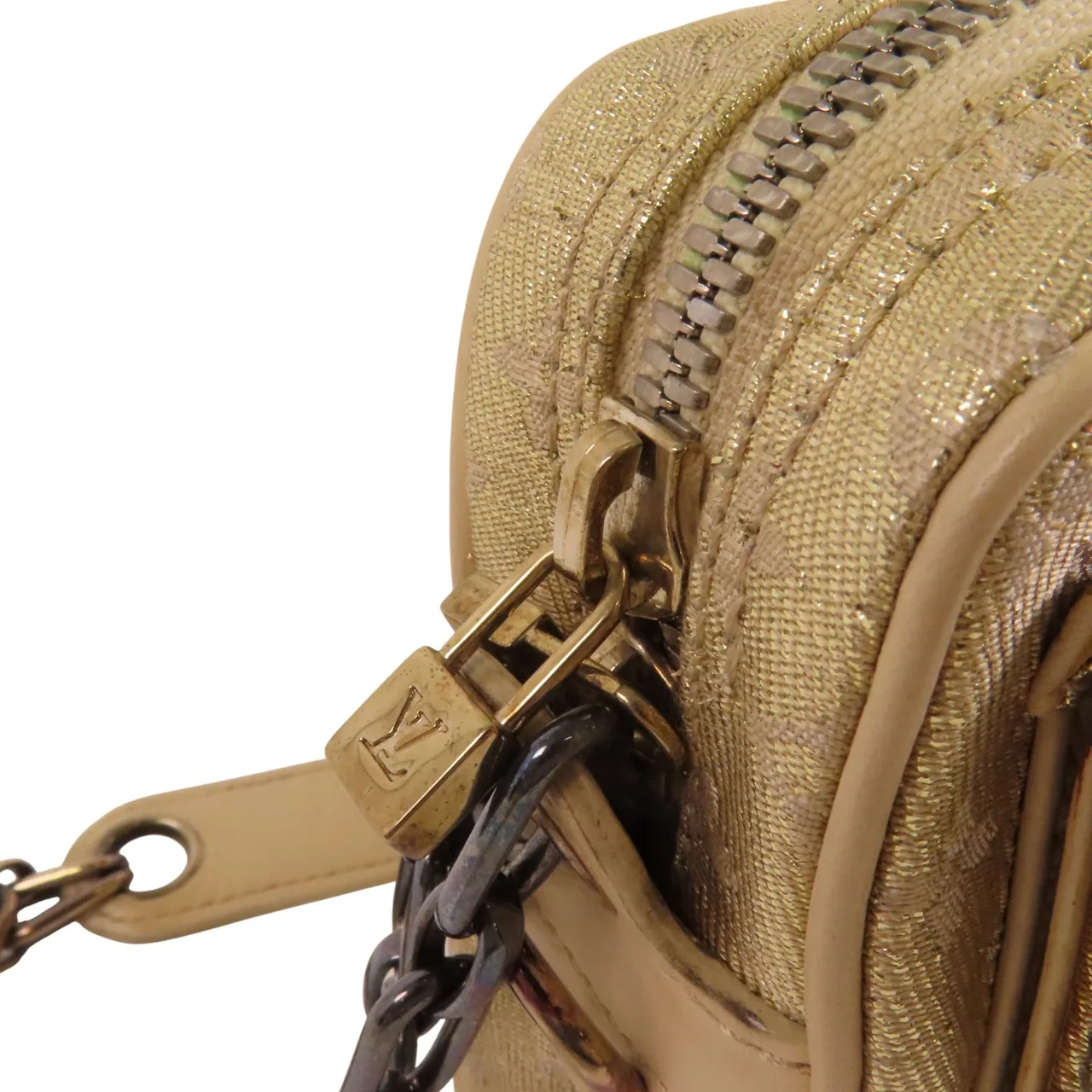 LOUIS VUITTON M92363 肩背包 帆布 金色 帆布 中古品B - 縮圖 15