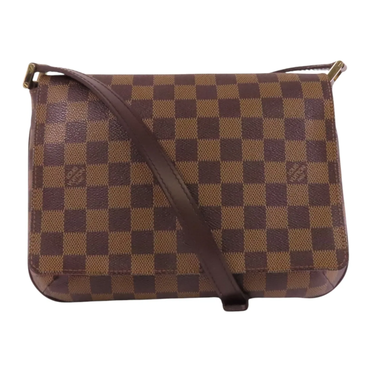 LOUIS VUITTON Musette Tango N51301 肩背包 塗層帆布 棕色