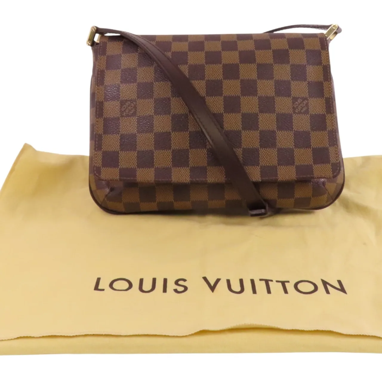 LOUIS VUITTON Musette Tango N51301 肩背包 塗層帆布 棕色 塗層帆布 中古品A - 縮圖 10