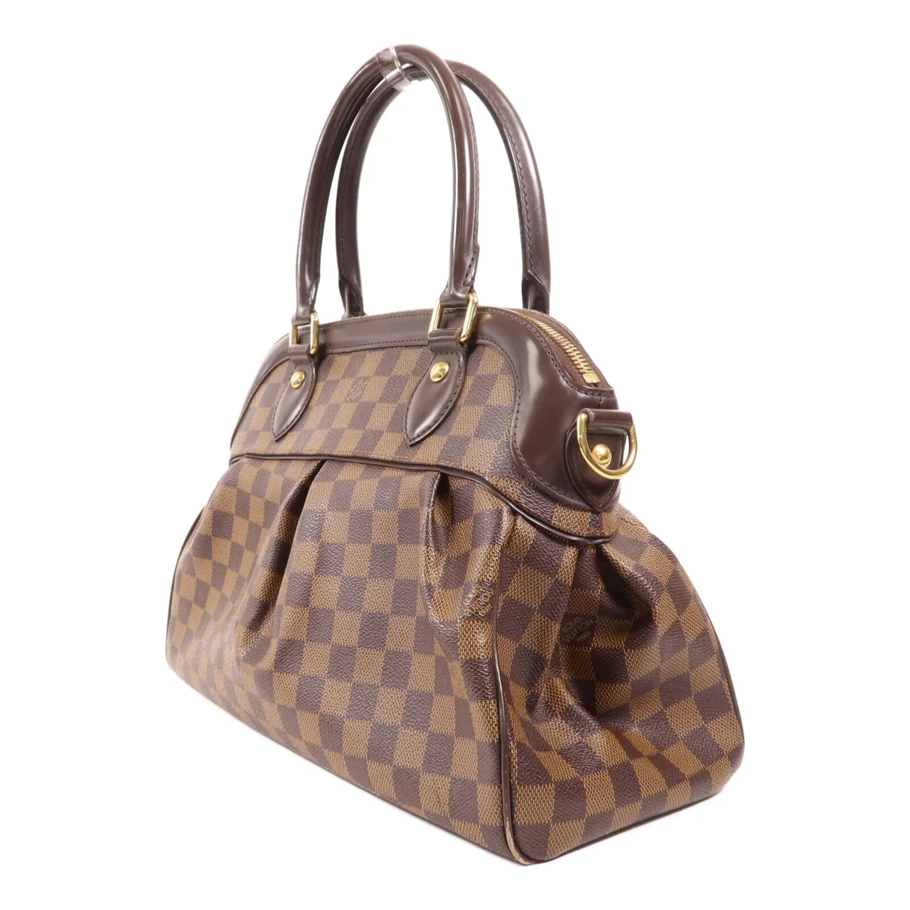 LOUIS VUITTON Trevi N51997 兩用包 塗層帆布 棕色 塗層帆布 中古品B - 縮圖 3
