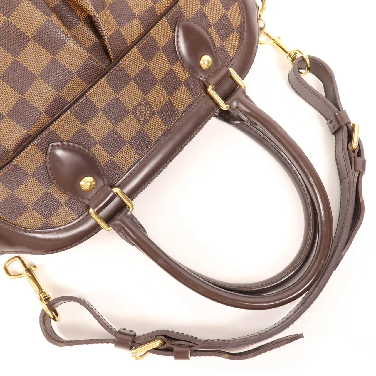 LOUIS VUITTON Trevi N51997 兩用包 塗層帆布 棕色 塗層帆布 中古品B - 縮圖 8