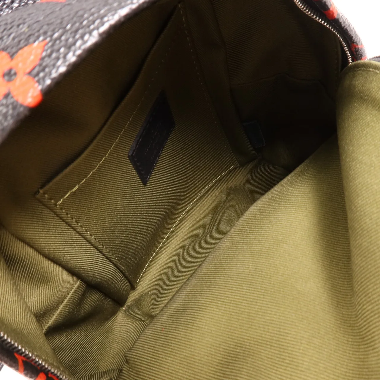 LOUIS VUITTON Palm Springs M41457 背包 塗層帆布 黑色 / 紅色 / Black/Red 塗層帆布 中古品B - 縮圖 5