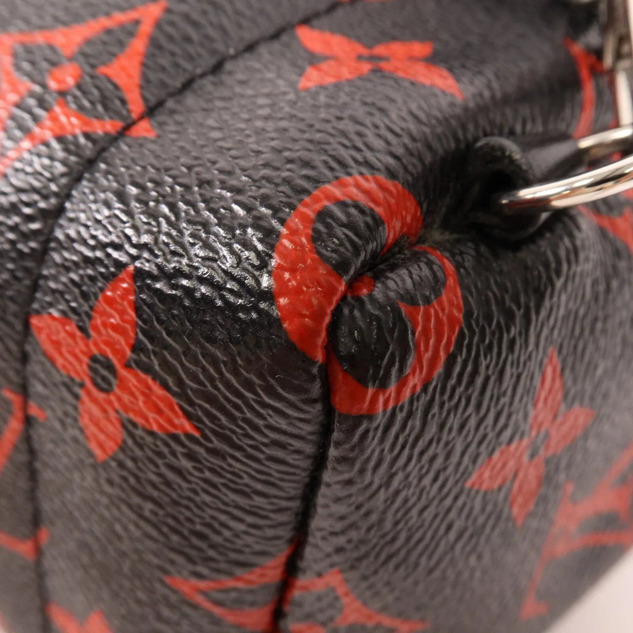 LOUIS VUITTON Palm Springs M41457 背包 塗層帆布 黑色 / 紅色 / Black/Red 塗層帆布 中古品B - 縮圖 13