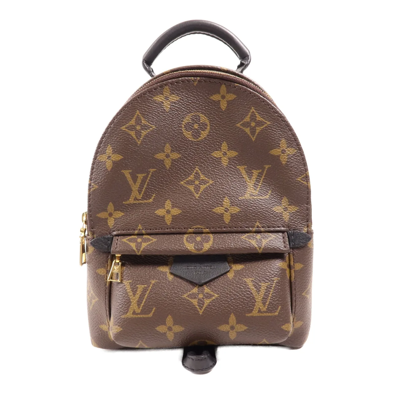 LOUIS VUITTON Palm Springs M44873 背包 塗層帆布 棕色