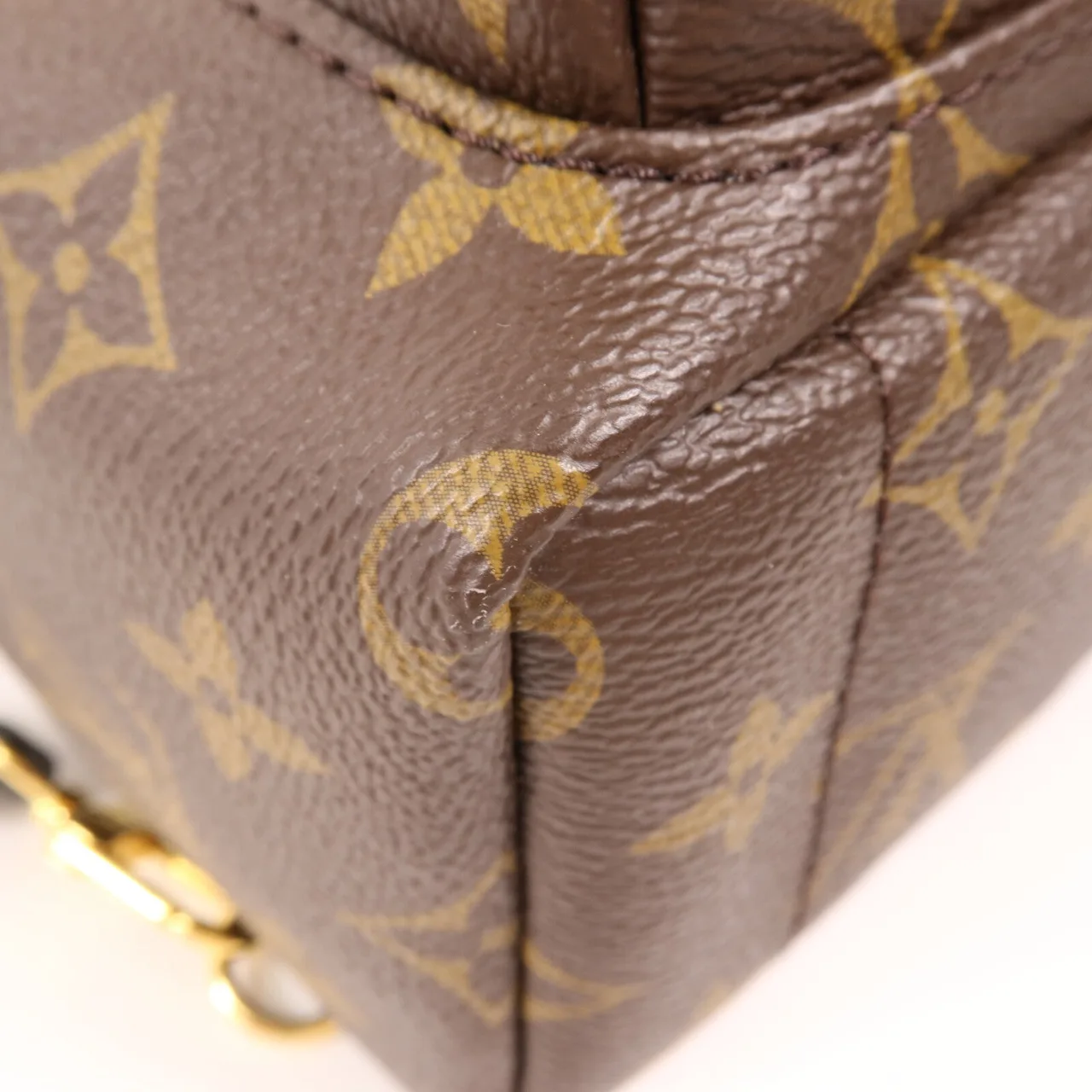 LOUIS VUITTON Palm Springs M44873 背包 塗層帆布 棕色 塗層帆布 中古品A - 縮圖 10