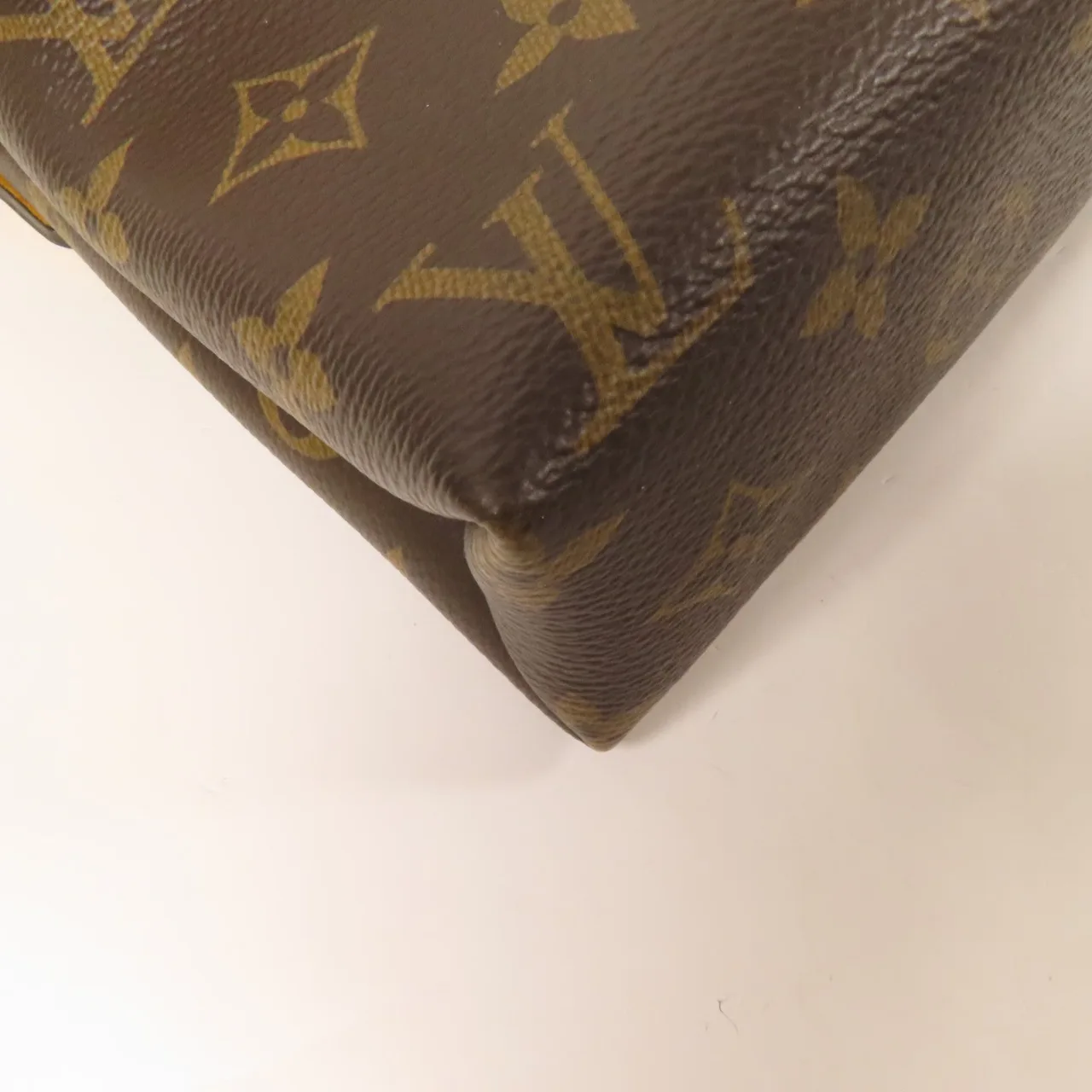 LOUIS VUITTON Pallas M41246 肩背包 塗層帆布 棕色 / 黃色 / Yellow 塗層帆布 中古品A - 縮圖 8