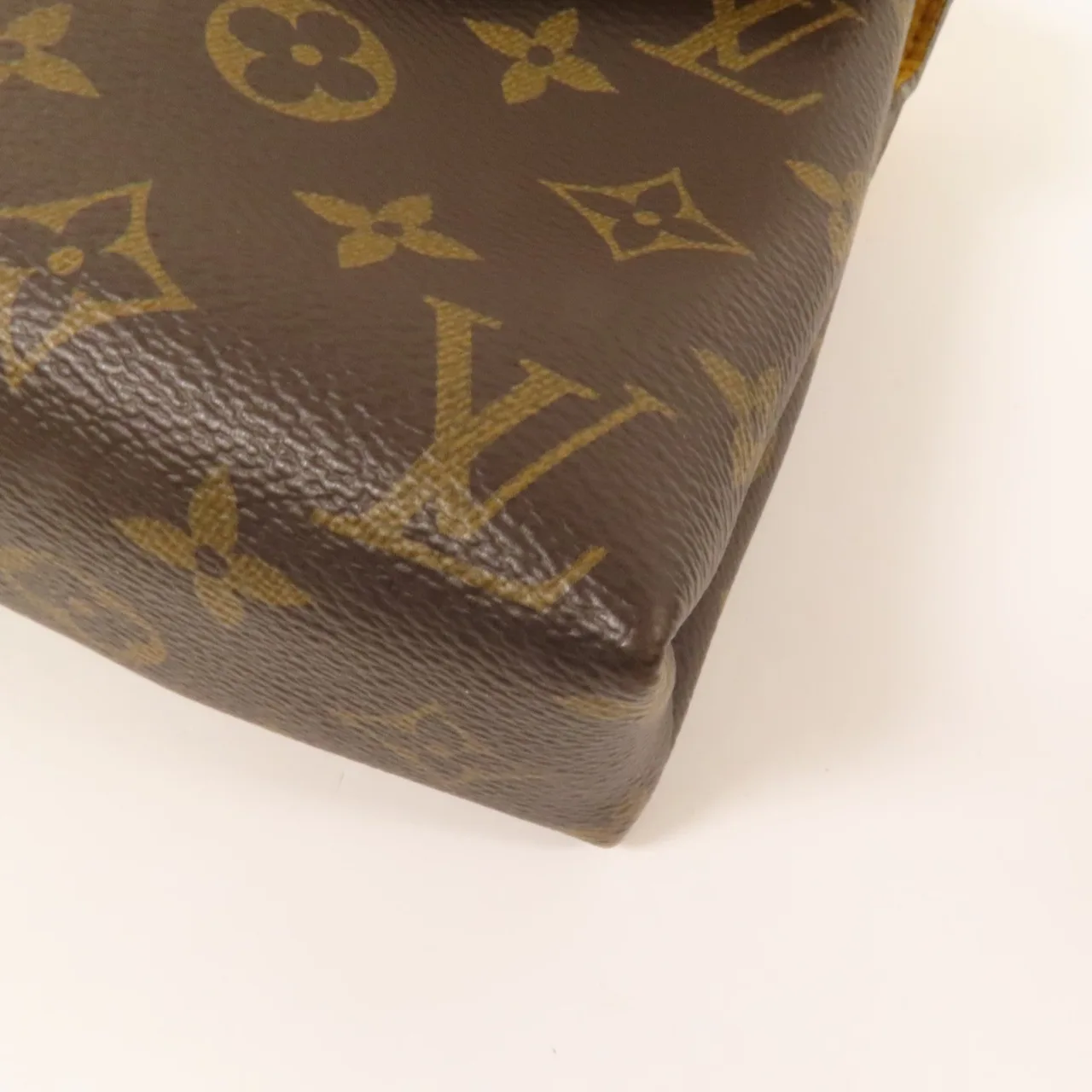 LOUIS VUITTON Pallas M41246 肩背包 塗層帆布 棕色 / 黃色 / Yellow 塗層帆布 中古品A - 縮圖 9