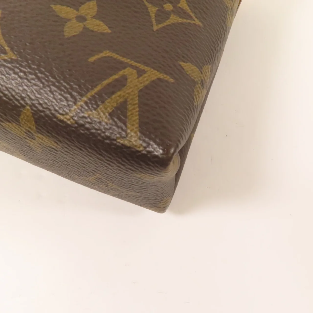 LOUIS VUITTON Pallas M41246 肩背包 塗層帆布 棕色 / 黃色 / Yellow 塗層帆布 中古品A - 縮圖 11